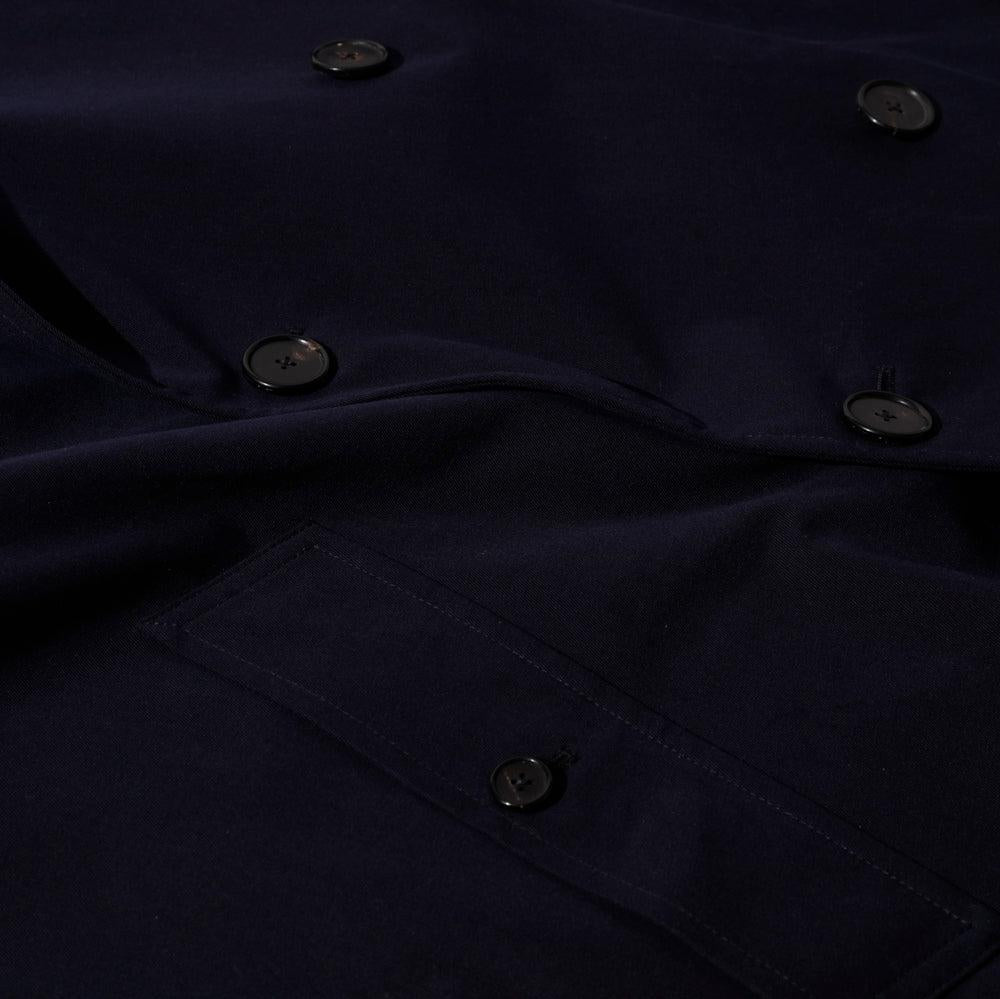 Coherence FouFou II Gabardine D.Blue-Overcoat-Clutch Cafe
