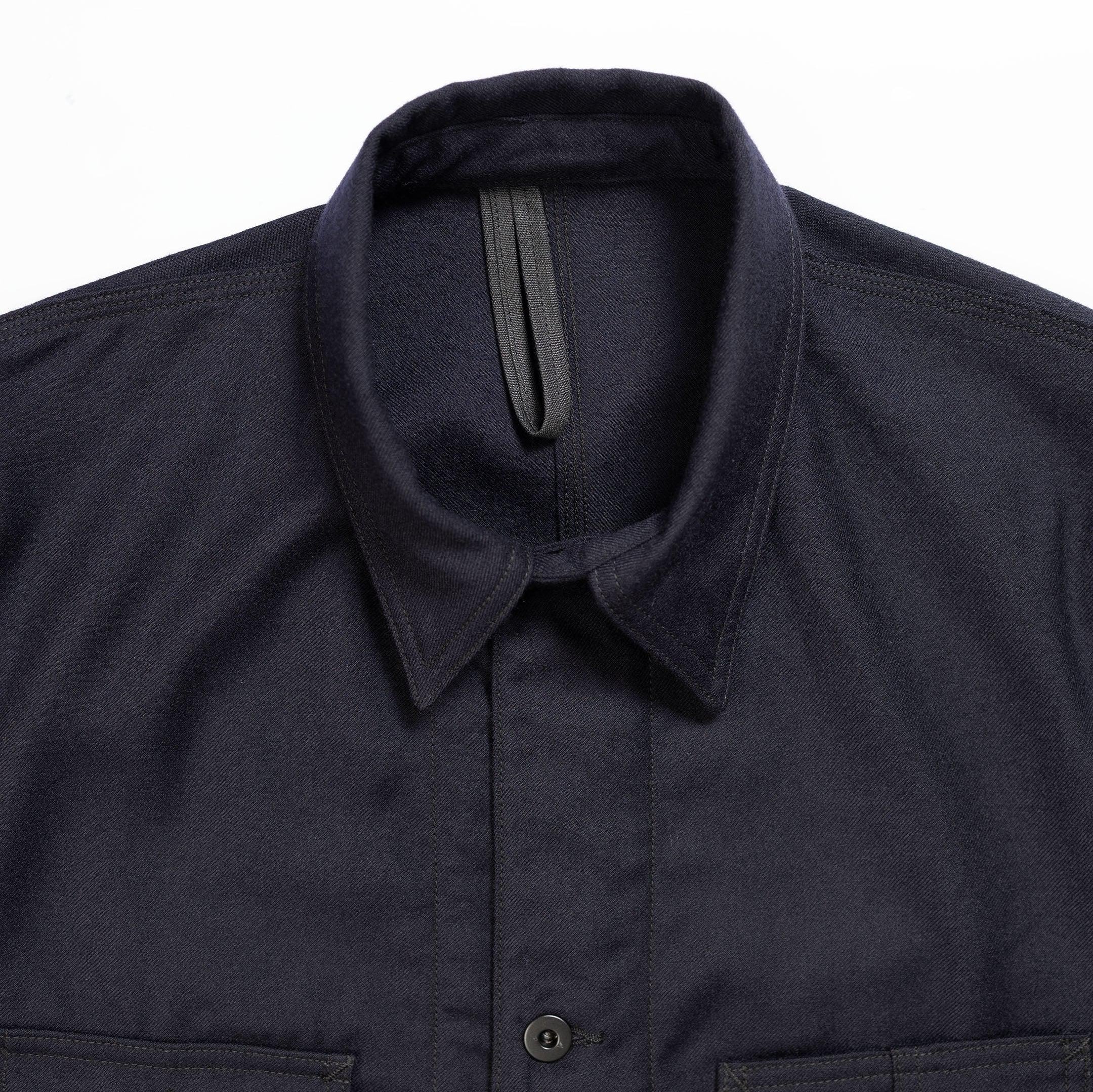 Coherence Jackson Rover Wool Twill D.Blue-Jacket-Clutch Cafe