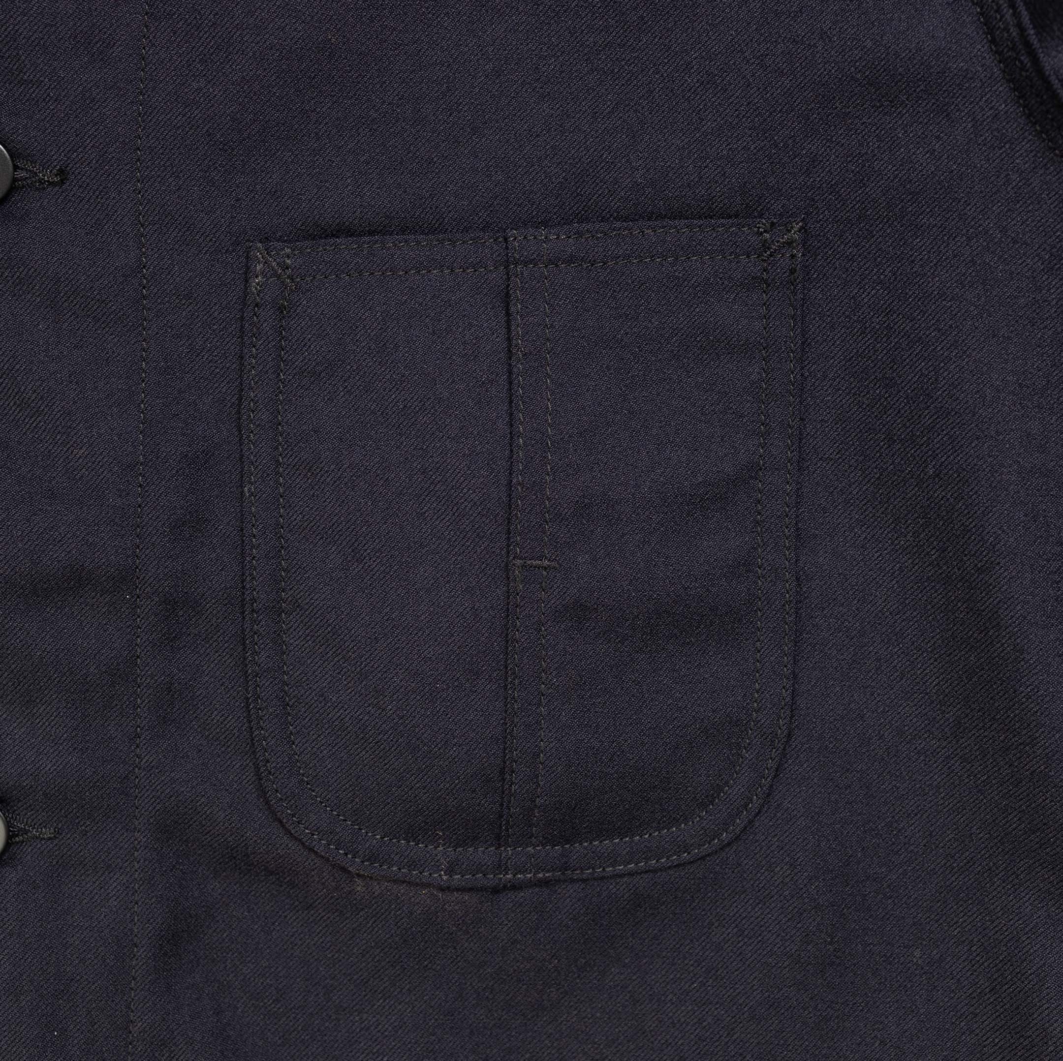 Coherence Jackson Rover Wool Twill D.Blue-Jacket-Clutch Cafe