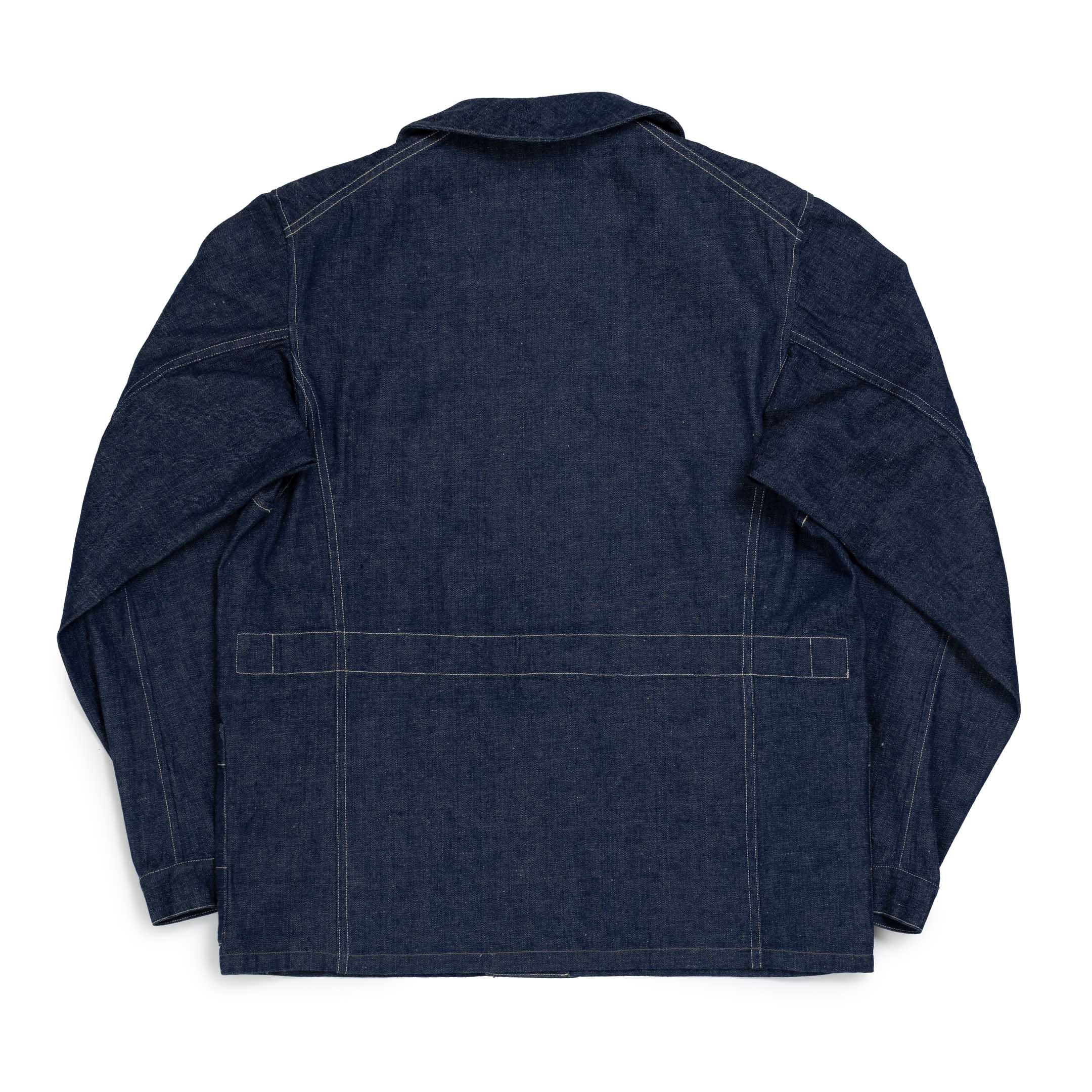Coherence Kees 10oz Logger Selvedge Denim Jacket Indigo-Jacket-Clutch Cafe