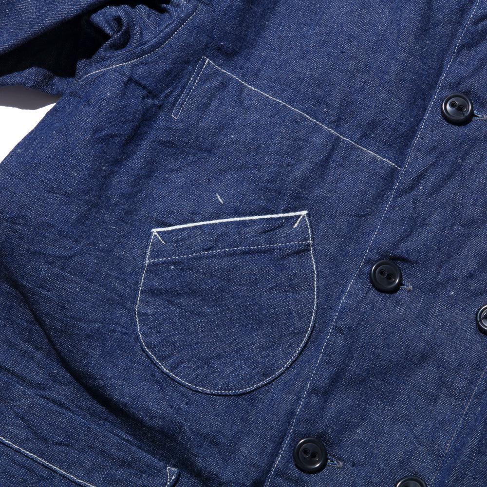 Coherence Kees 10oz Logger Selvedge Denim Jacket Indigo-Jacket-Clutch Cafe