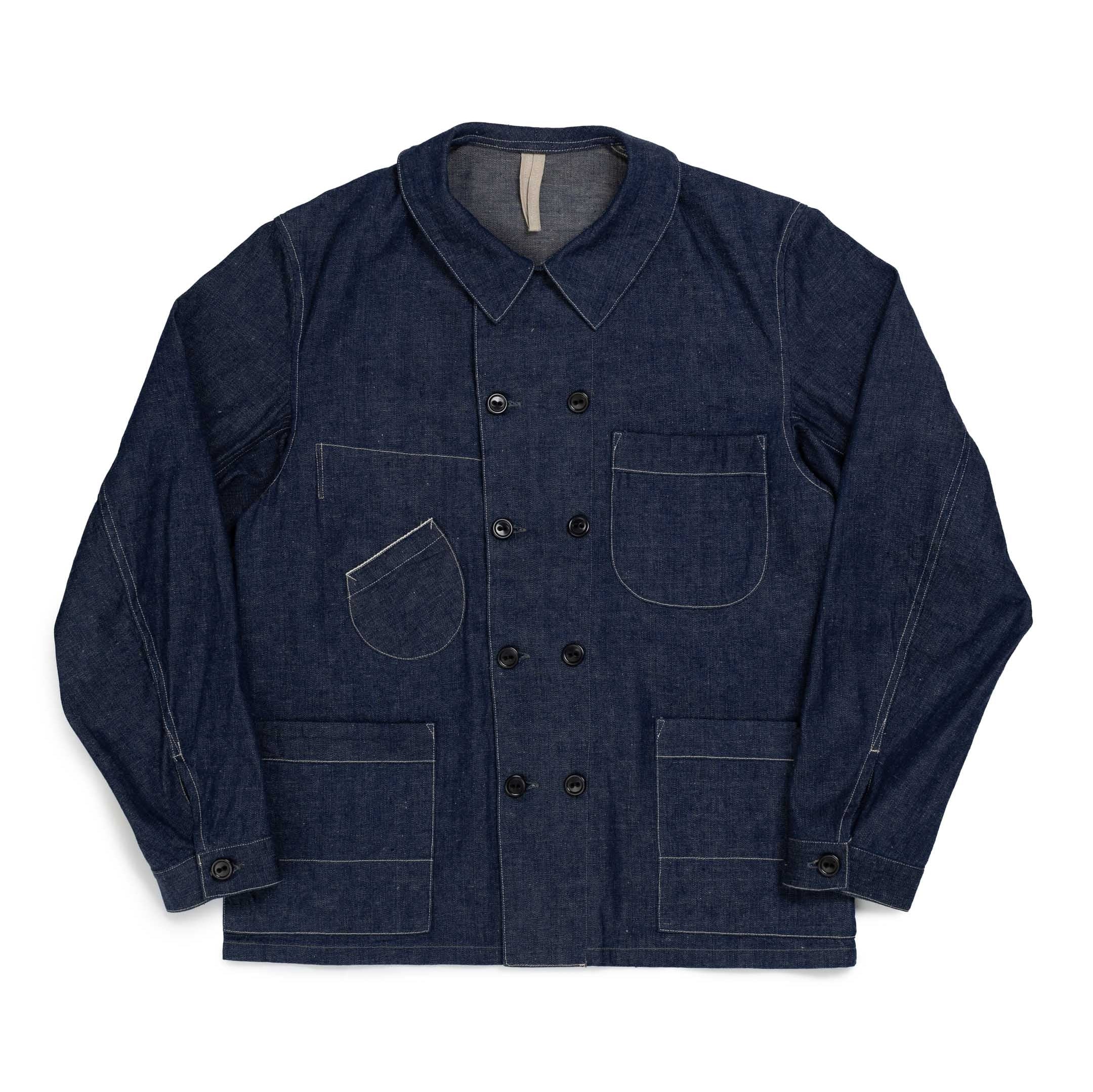Coherence Kees 10oz Logger Selvedge Denim Jacket Indigo-Jacket-Clutch Cafe