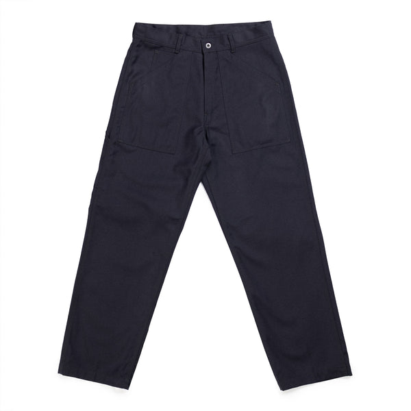 Coherence Paul Rover Wool Twill Trousers D.Blue-Trousers-Clutch Cafe