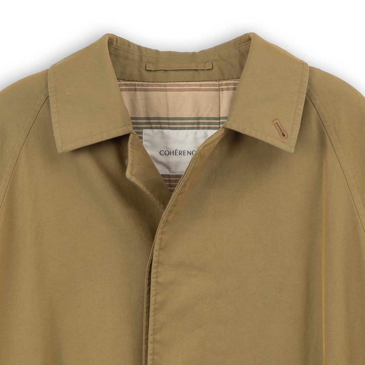 Coherence Ruiz FLC D. Beige-coat-Clutch Cafe