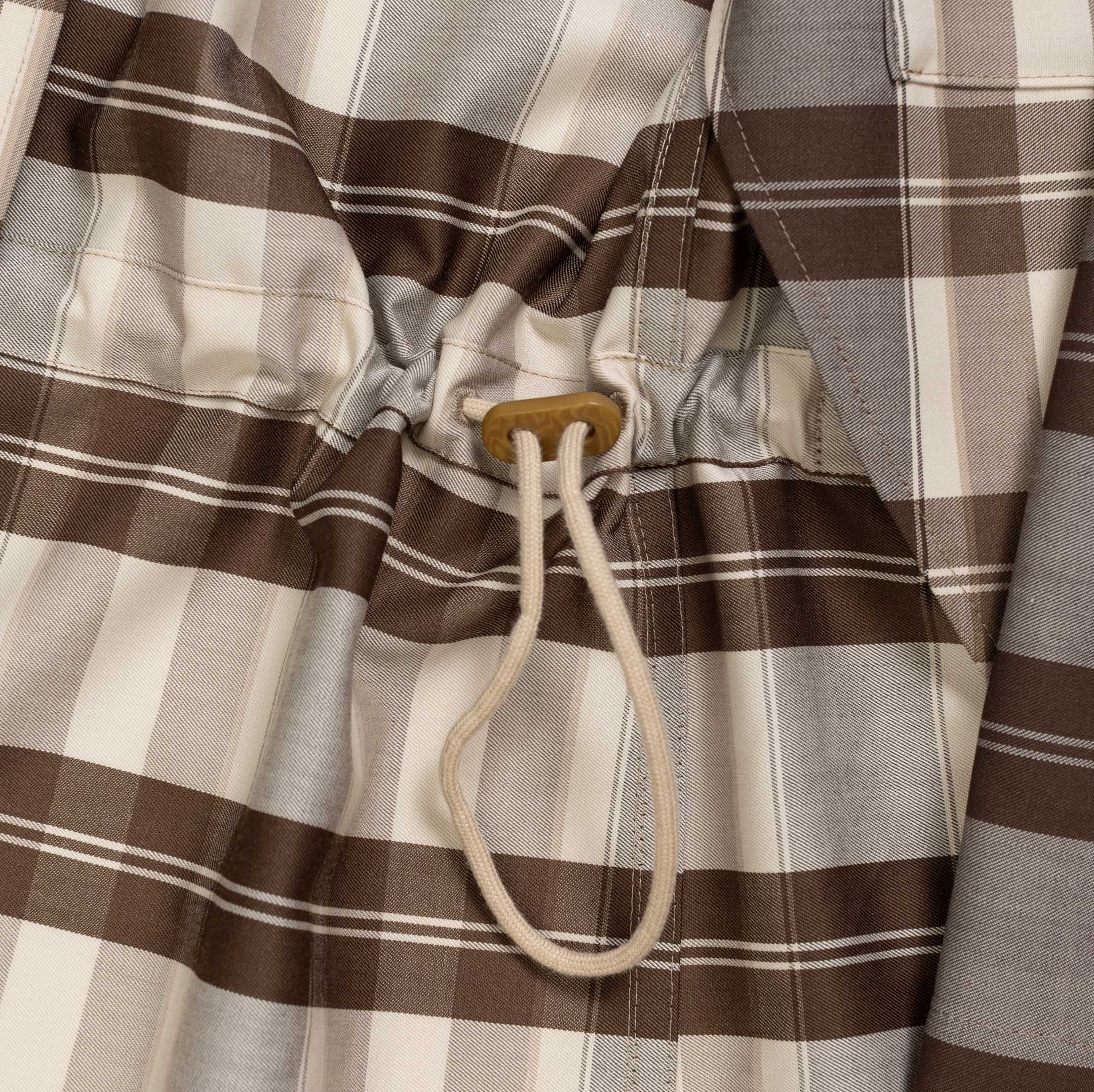 Coherence Vernon-D Antique Wool Gabardine Beige-Coat-Clutch Cafe