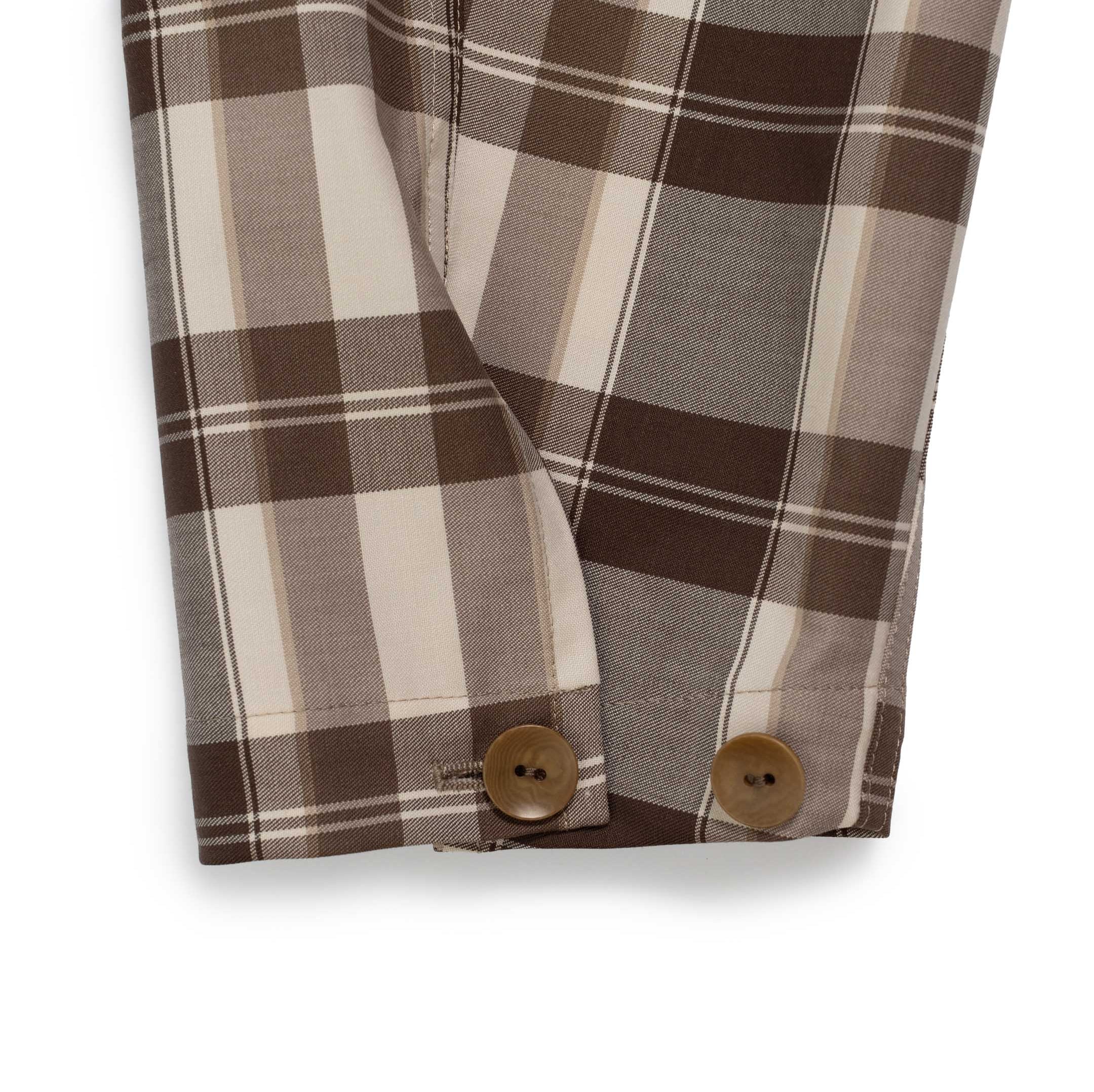 Coherence Vernon-D Antique Wool Gabardine Beige-Coat-Clutch Cafe