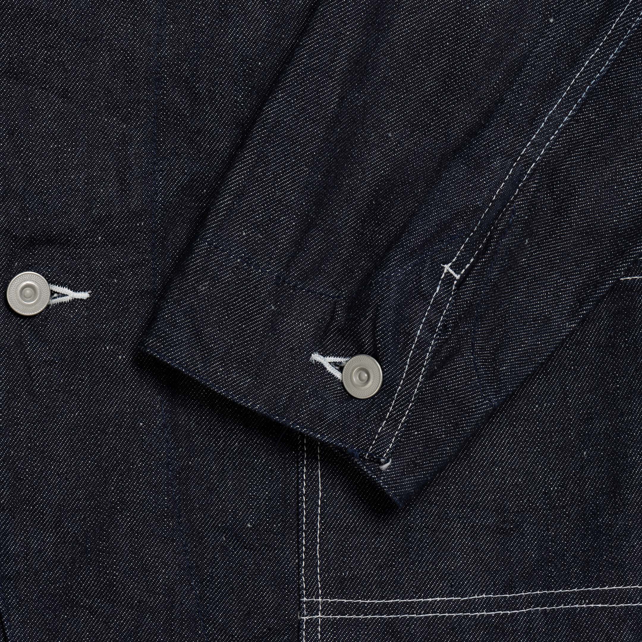 Cushman Lot. 21894 10 oz Denim Coverall-Jacket-Clutch Cafe