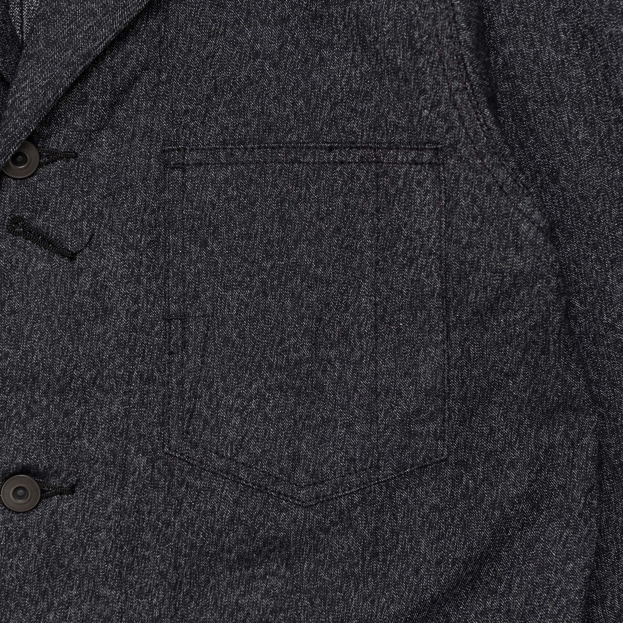 Cushman Lot. 21895 Black Chambray Coverall-Jacket-Clutch Cafe