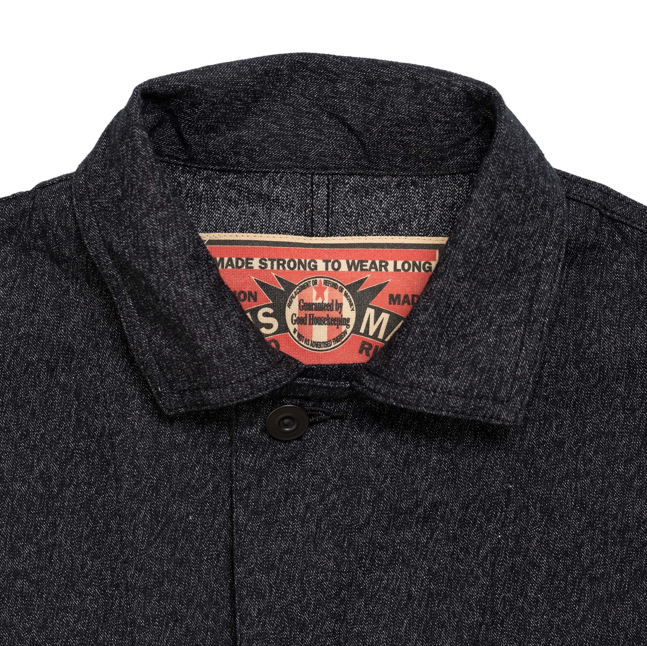 Cushman Lot. 21895 Black Chambray Coverall-Jacket-Clutch Cafe
