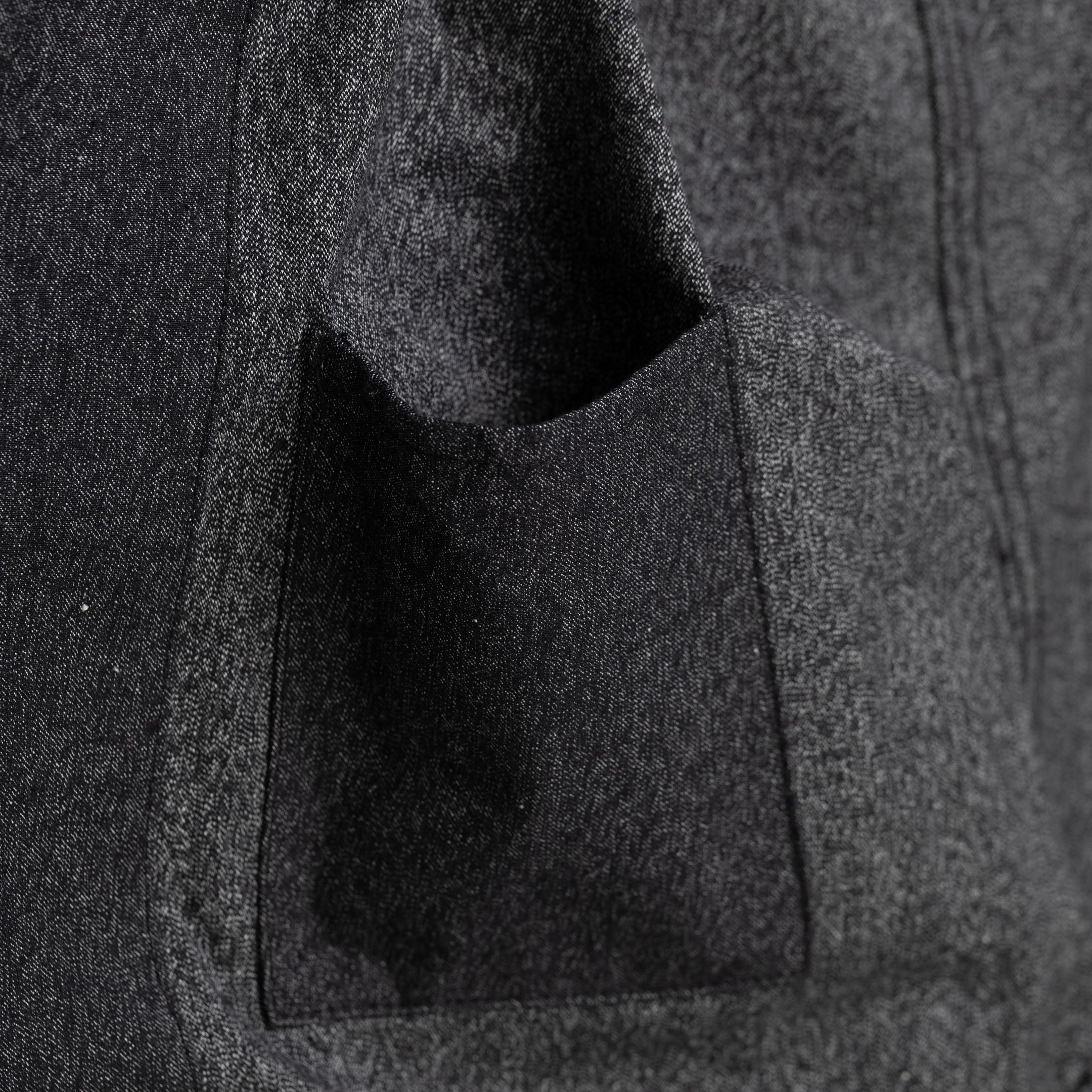 Cushman Lot. 21895 Black Chambray Coverall-Jacket-Clutch Cafe