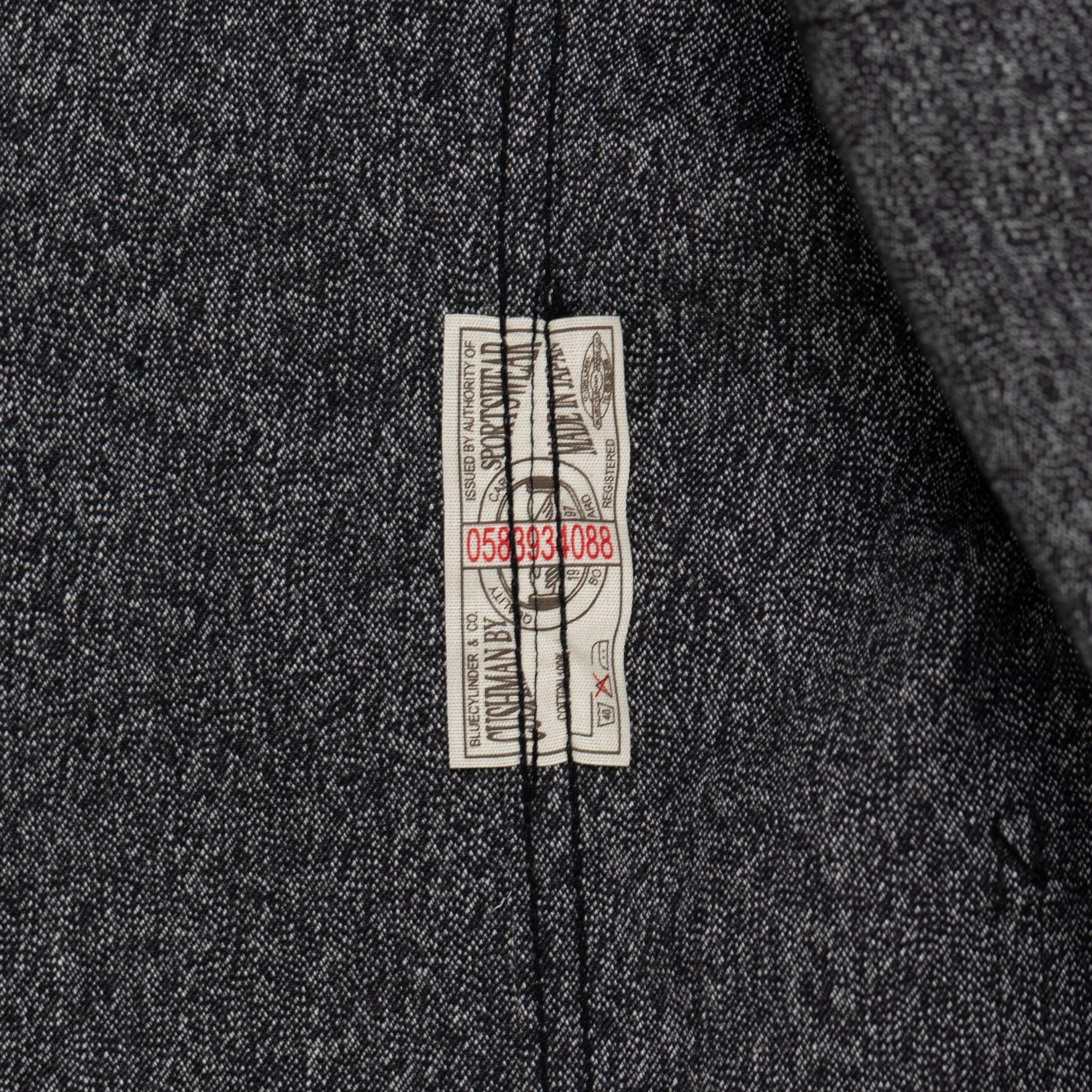 Cushman Lot. 21895 Black Chambray Coverall-Jacket-Clutch Cafe
