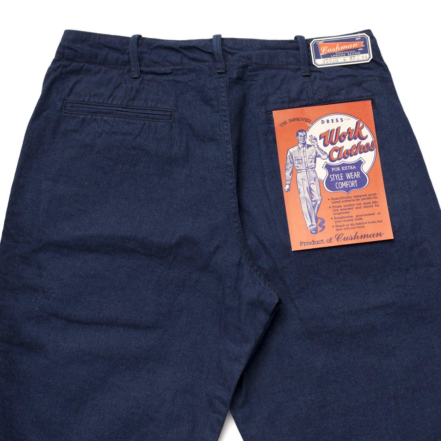 Cushman Lot 22040 8oz Denim Pant, Clutch Cafe Lodon