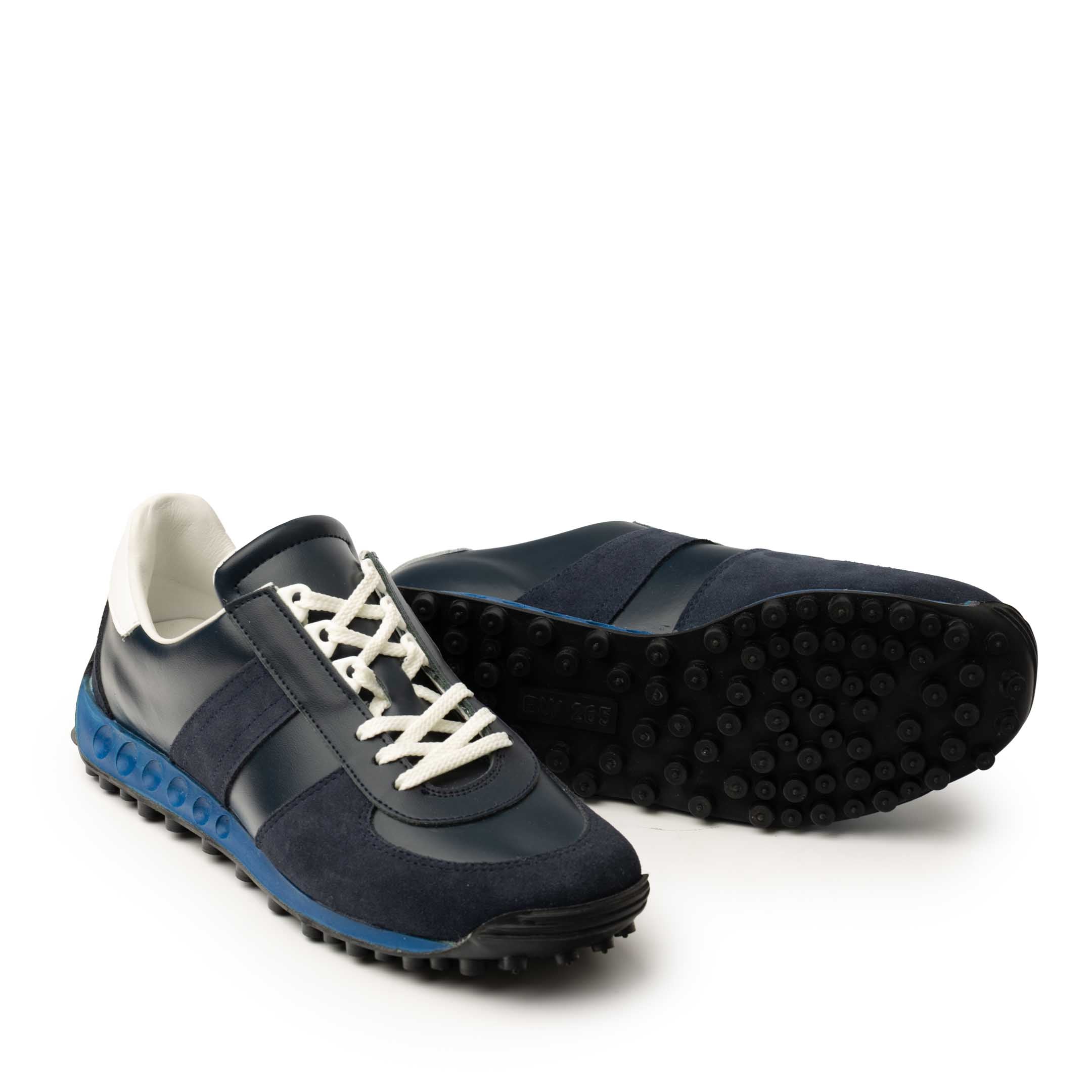Der Sammler 1757 Galaende Sneakers Navy-Sneakers-Clutch Cafe