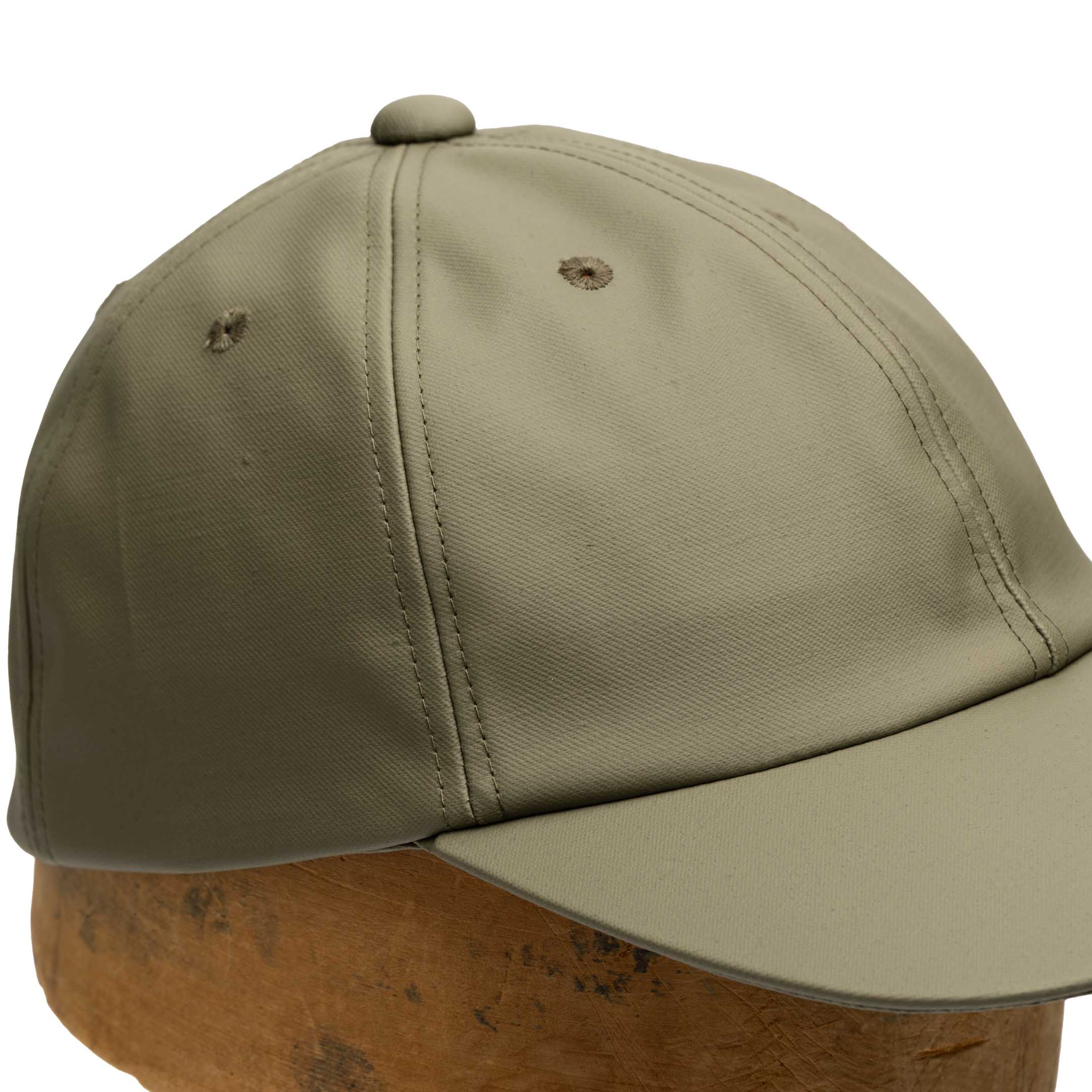 Der Sammler Tackle Cap Vintage Coated Sateen Olive-Hat-Clutch Cafe