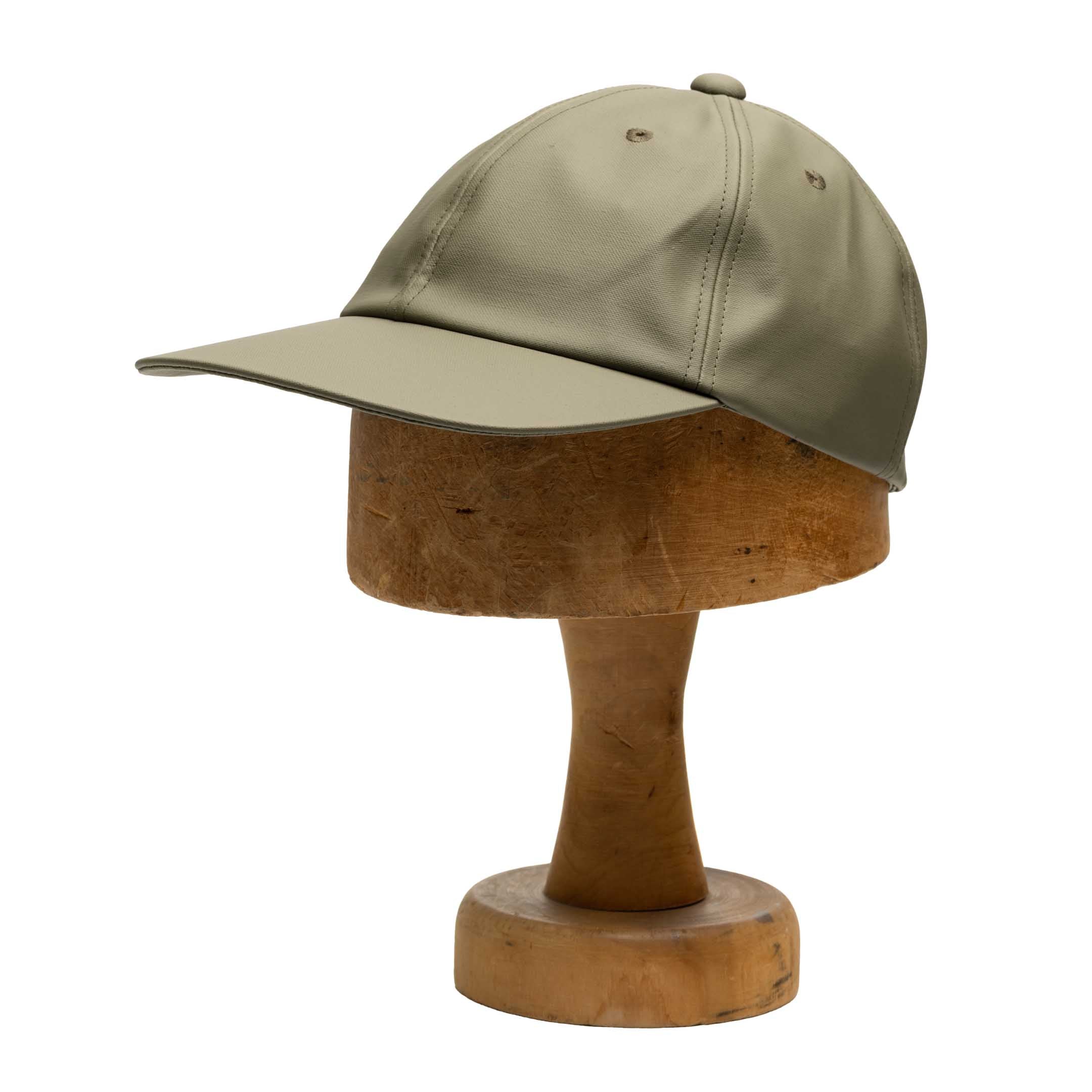 Der Sammler Tackle Cap Vintage Coated Sateen Olive-Hat-Clutch Cafe