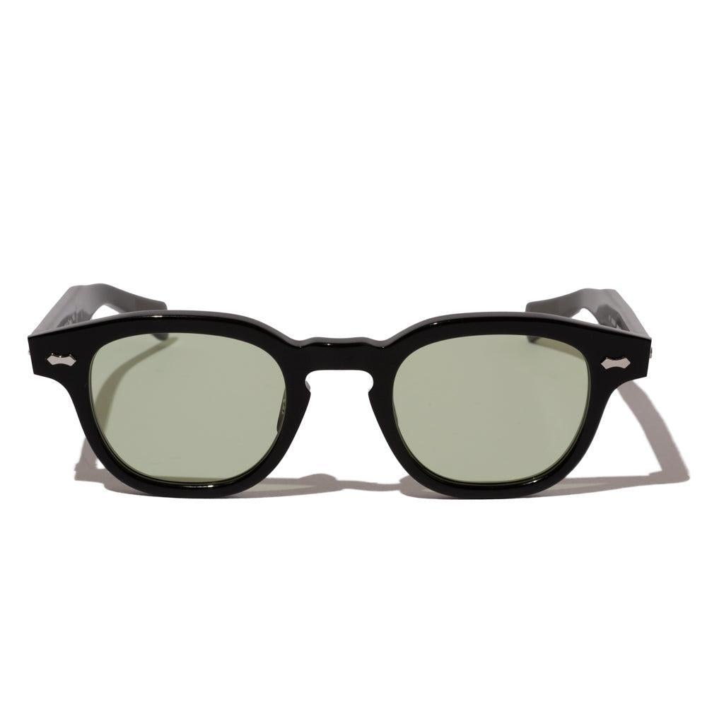 Digna Classic × Lightning #995EX "Jimmy" - Black × Grey (Green Lens)-Sunglasses-Clutch Cafe