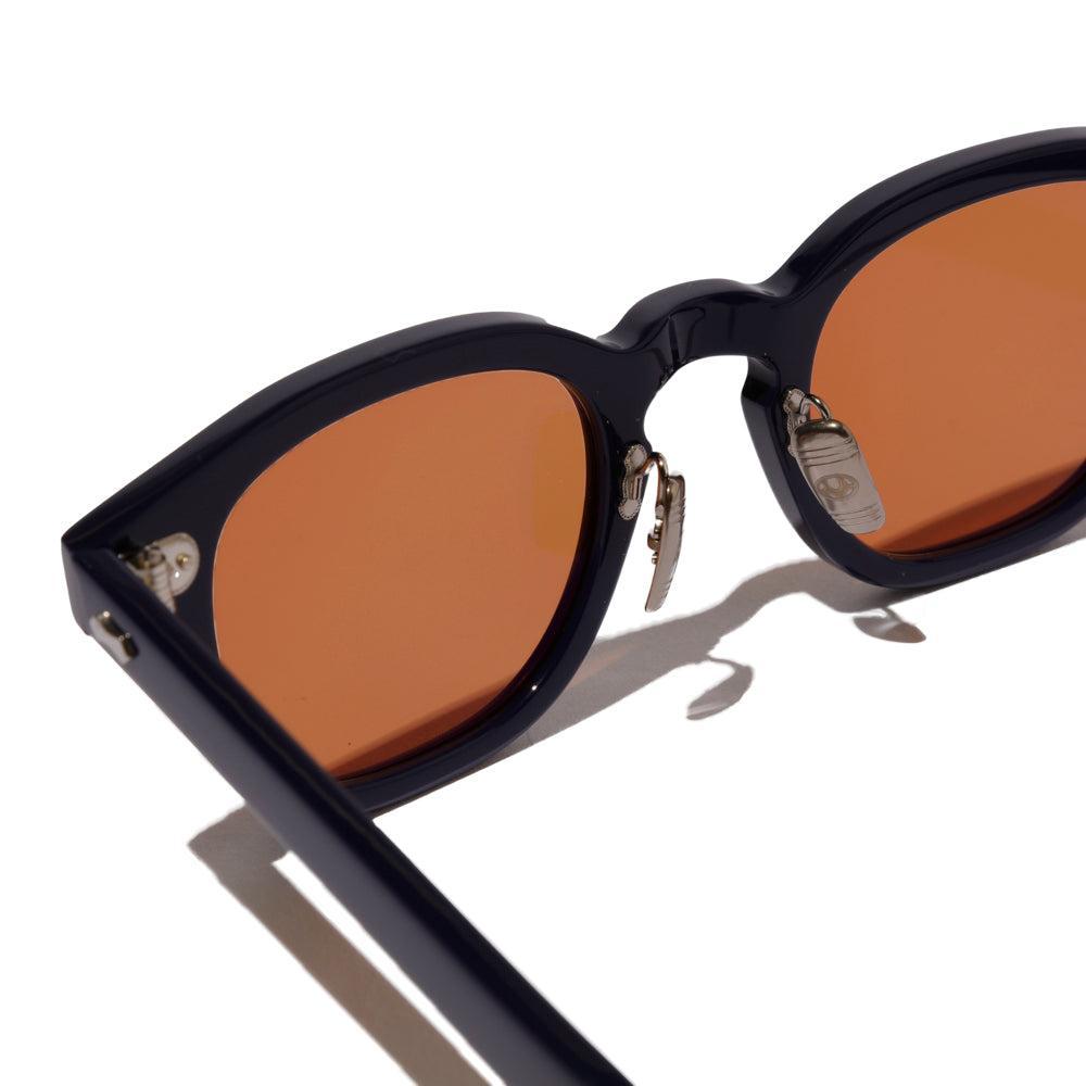 Digna Classic × Lightning #995EX "Jimmy" - Navy (Orange Lens)-Sunglasses-Clutch Cafe
