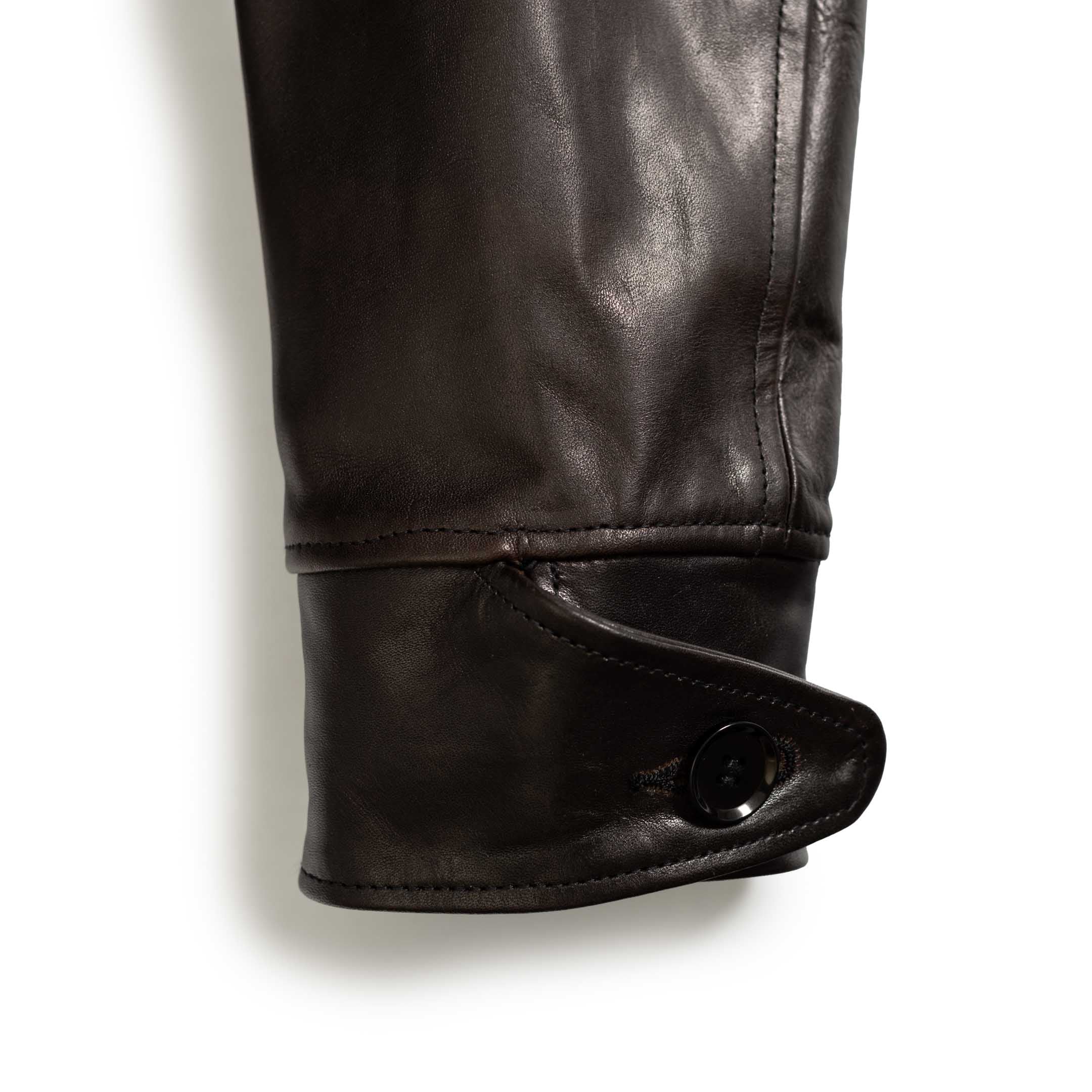 Fine Creek Leathers 'Top Field' Horsehide Leather Jacket Black-Leather Jacket-Clutch Cafe