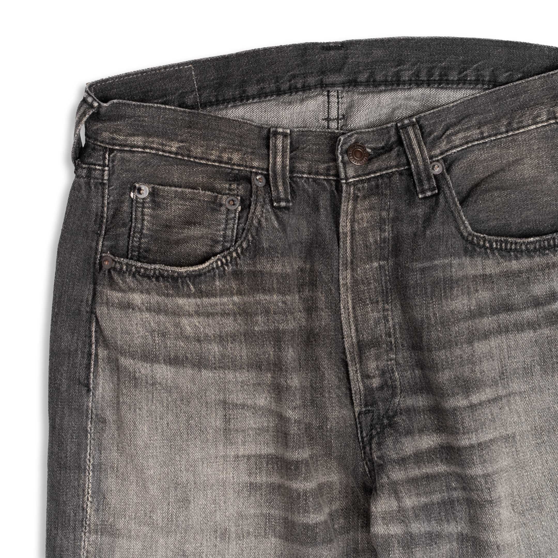 Full Count 0105 'Super Smooth' Dartford Jean Black-Jean-Clutch Cafe-selvage denim-selfedge denim