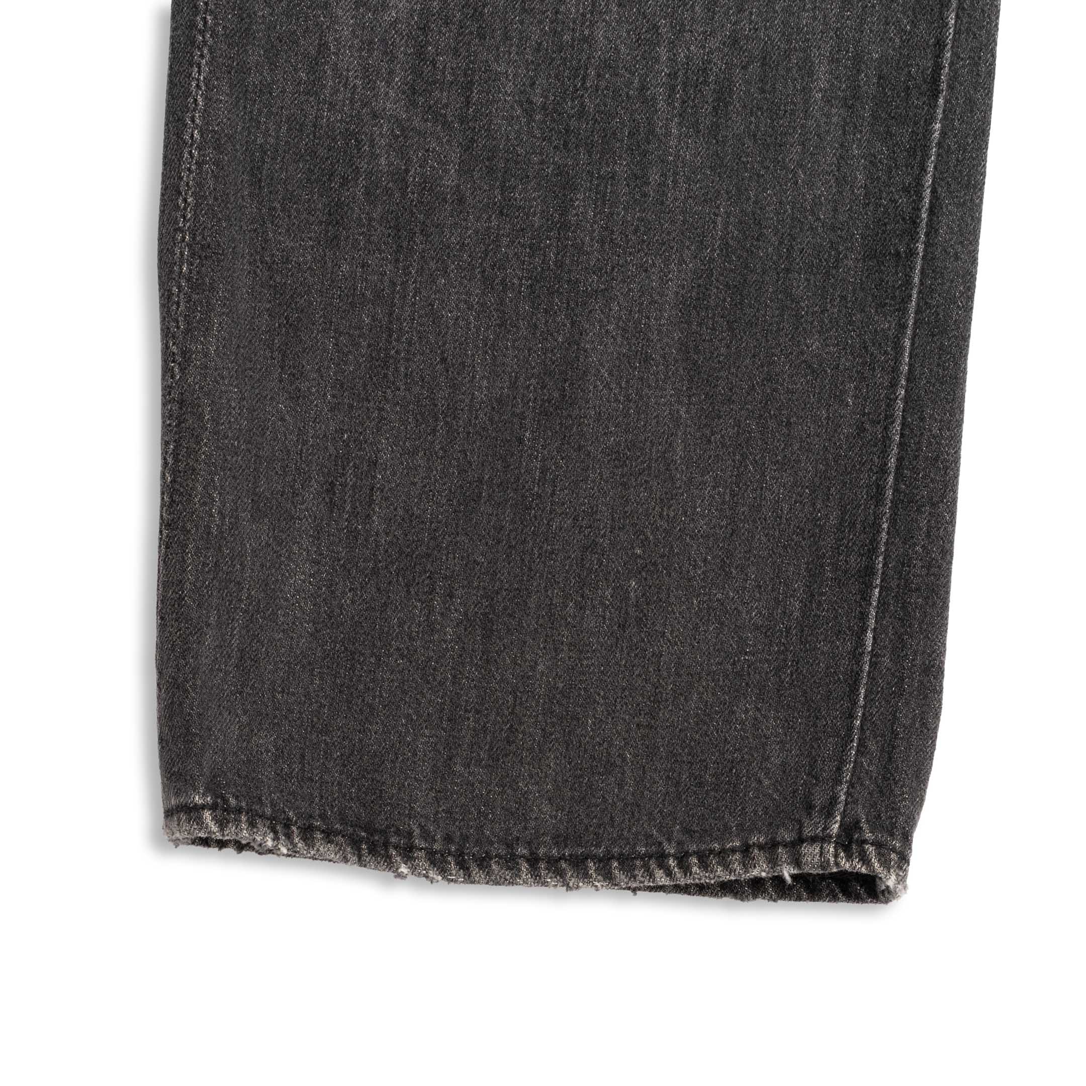 Full Count 0105 'Super Smooth' Dartford Jean Black-Jean-Clutch Cafe-selvage denim-selfedge denim