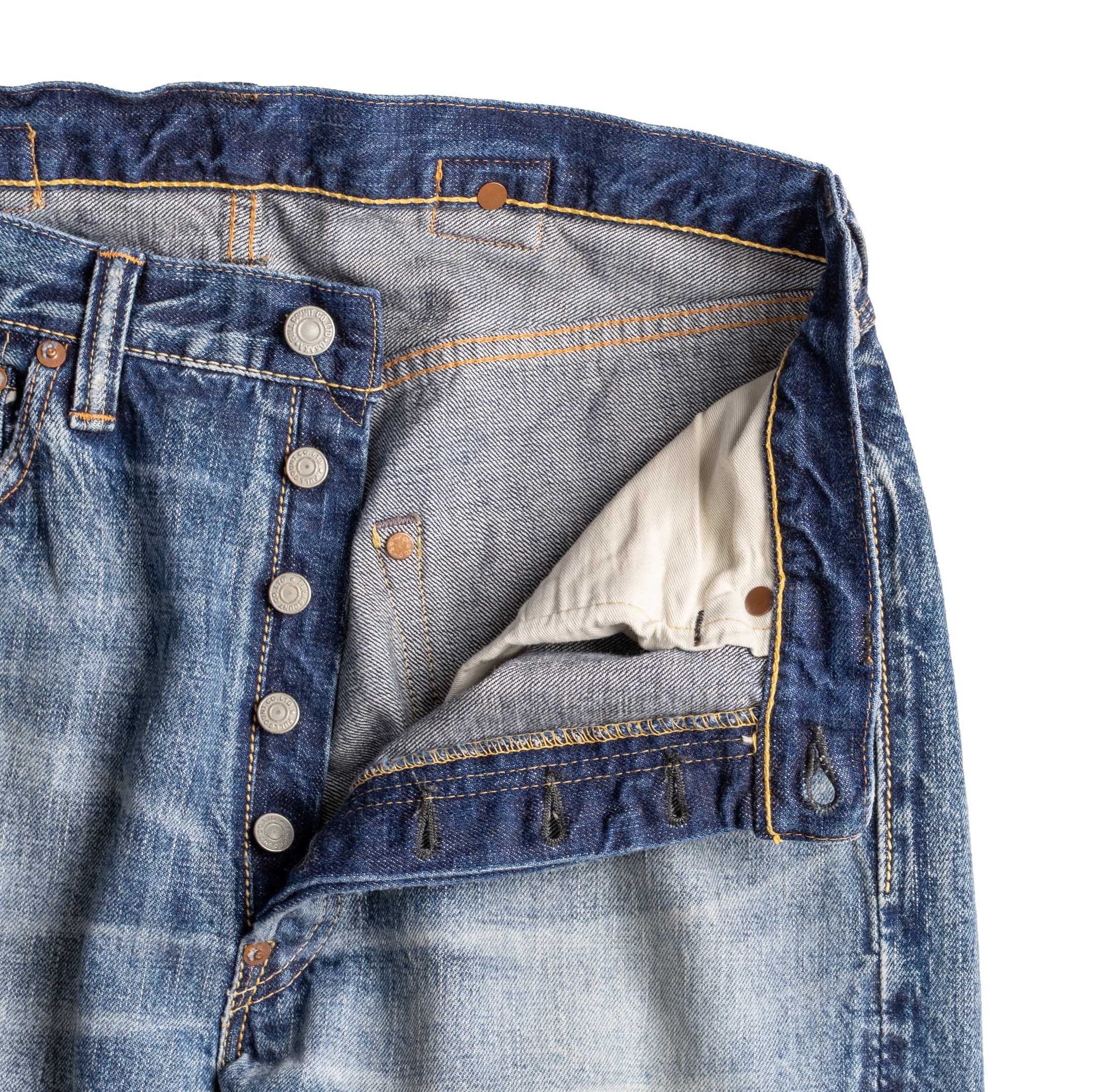 Full Count 1136 '1937 Model' Mykonos HW 13.7 oz Jean Indigo-Jean-Clutch Cafe-selvage denim-selfedge denim