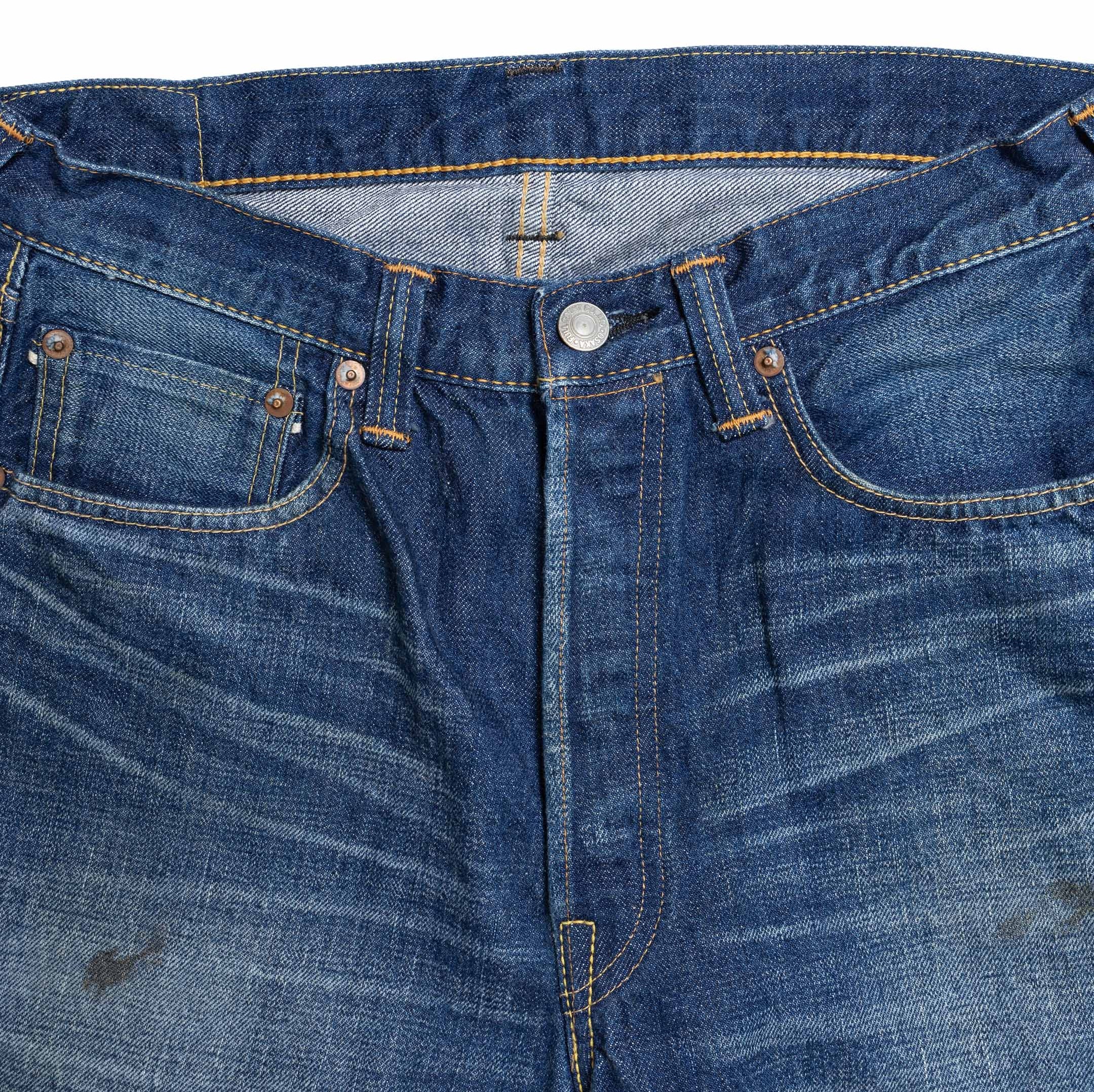 Full Count 1344-0105 More Than Real Jean-Jean-Clutch Cafe-selvage denim-selfedge denim