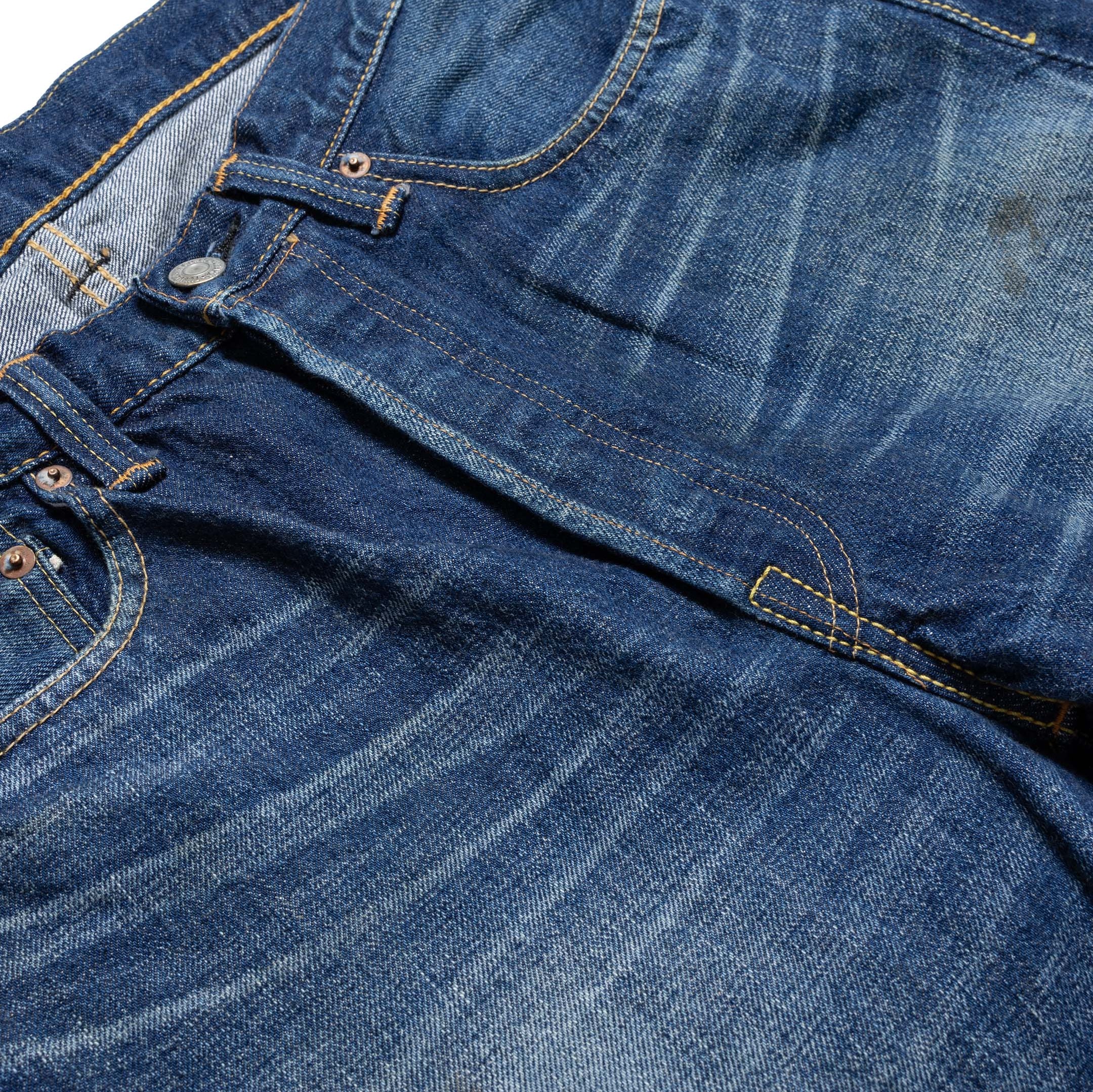 Full Count 1344-0105 More Than Real Jean-Jean-Clutch Cafe-selvage denim-selfedge denim