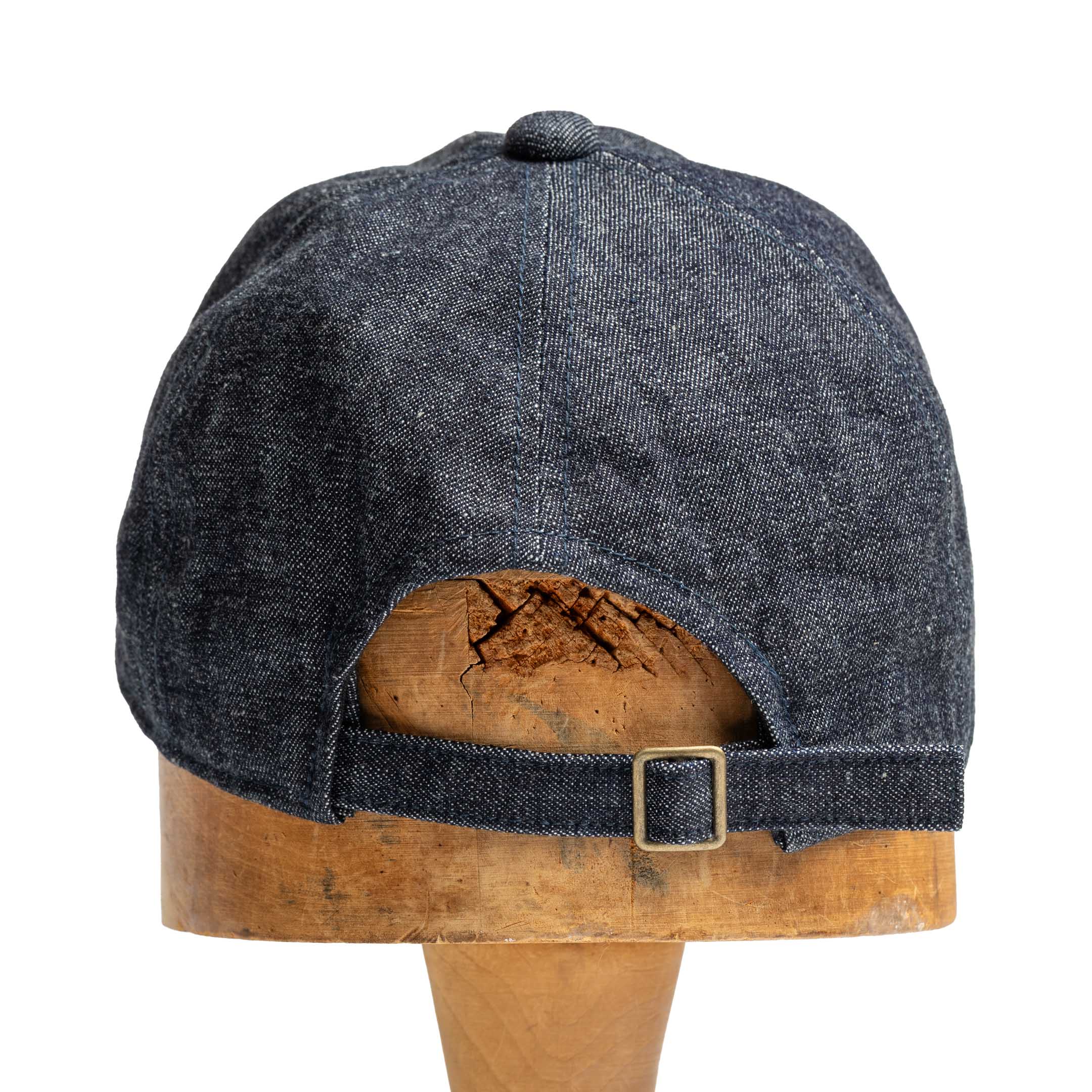 Full Count Black Denim Baseball Cap Indigo Blue-Baseball Cap-Clutch Cafe