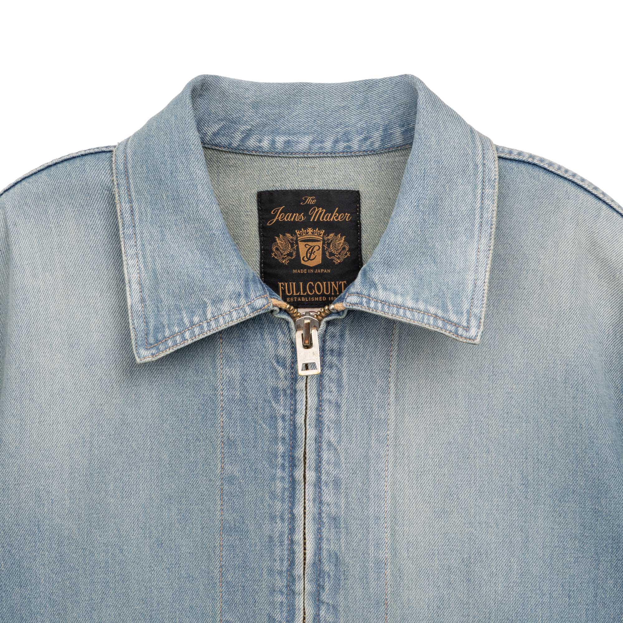 Full Count Denim Sport Jacket Vintage Finish Indigo-Jacket-Clutch Cafe