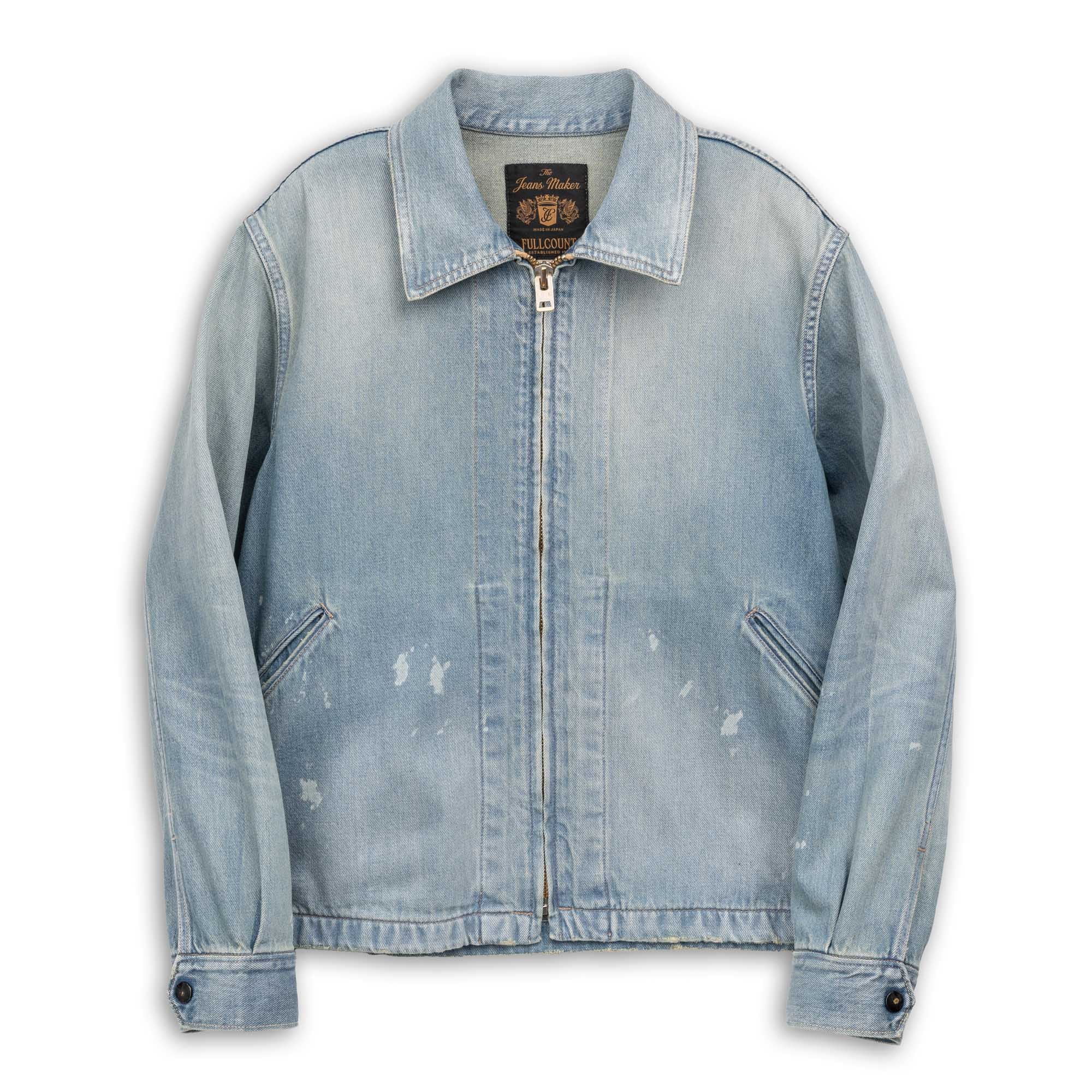 Full Count Denim Sport Jacket Vintage Finish Indigo-Jacket-Clutch Cafe