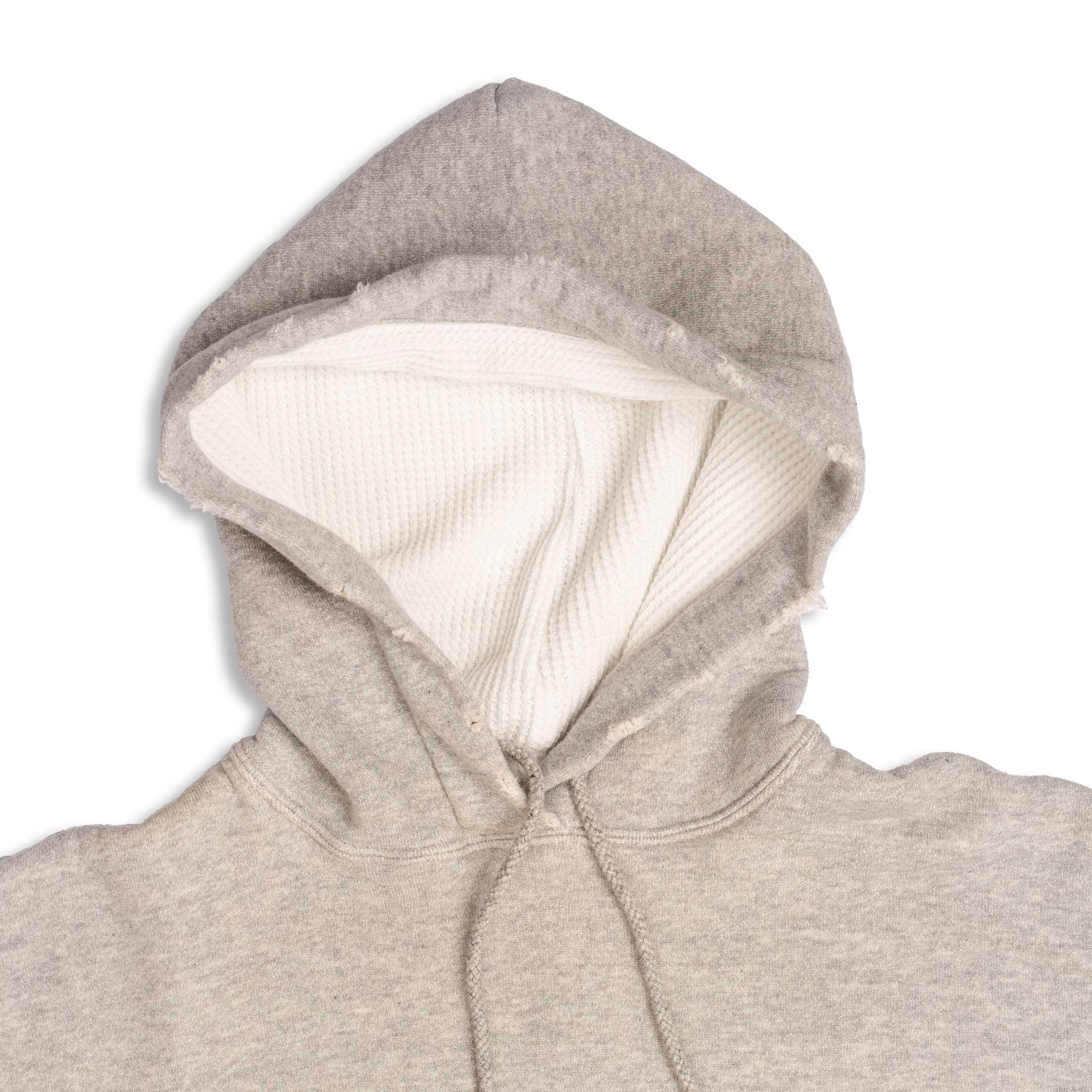 Full Count Double Face Hooded Sweatshirt VF Grey-Hooded Sweatshirt-Clutch Cafe