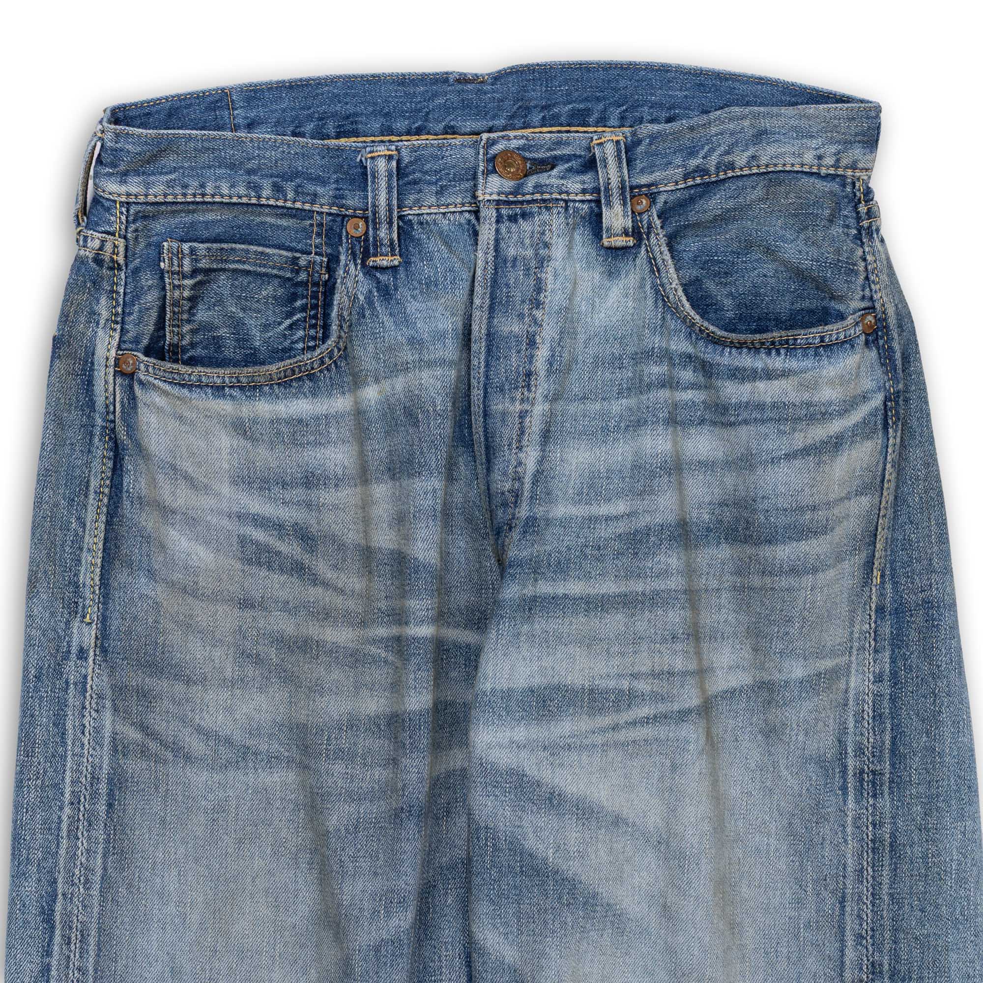 Full Count S0105 WWII Model 11.5oz Denim Jeans HW 'Master Of Reality' Indigo-Jeans-Clutch Cafe-selvage denim-selfedge denim