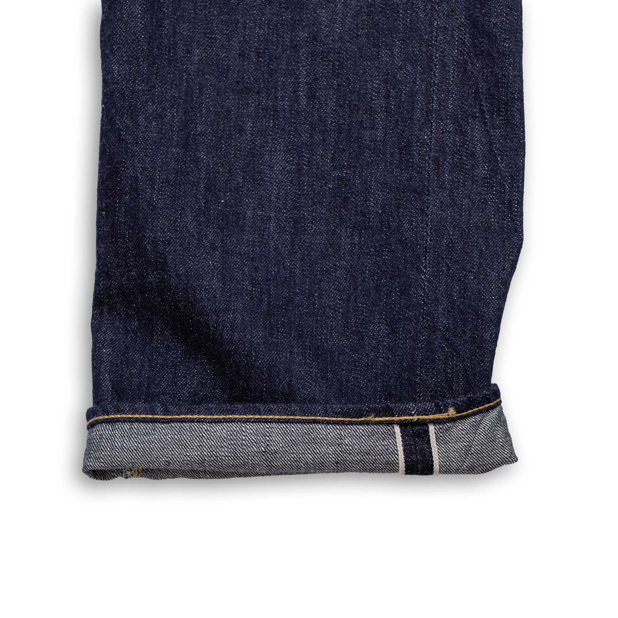 Full Count S0105SSW WWII Model 11.5 oz Denim Jean Indigo-Jean-Clutch Cafe-selvage denim-selfedge denim