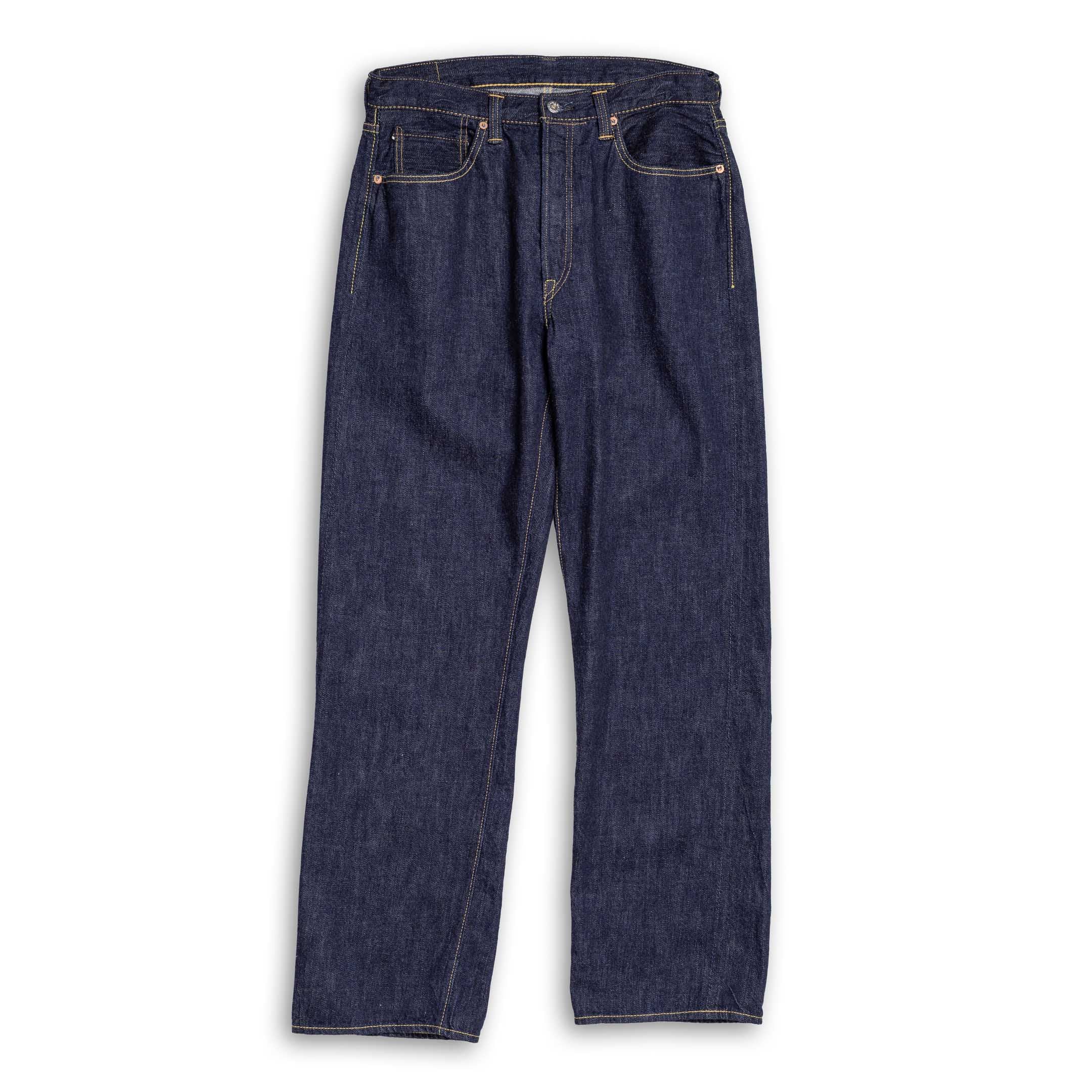 Full Count S0105SSW WWII Model 11.5 oz Denim Jean Indigo-Jean-Clutch Cafe-selvage denim-selfedge denim