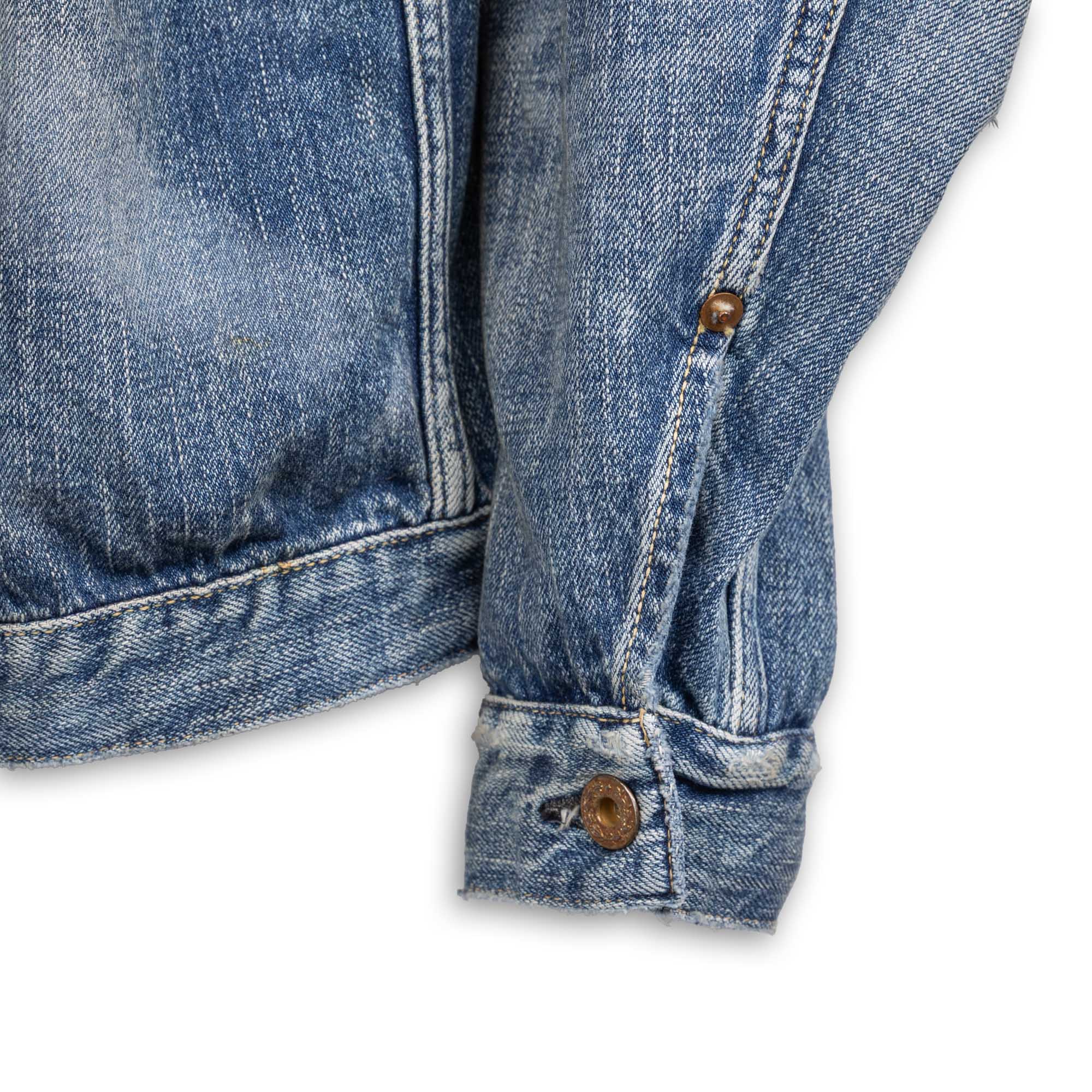 Full Count S2107 WWII Model 11.5oz Denim Jacket HW 'Master Of Reality' Indigo-Clutch Cafe
