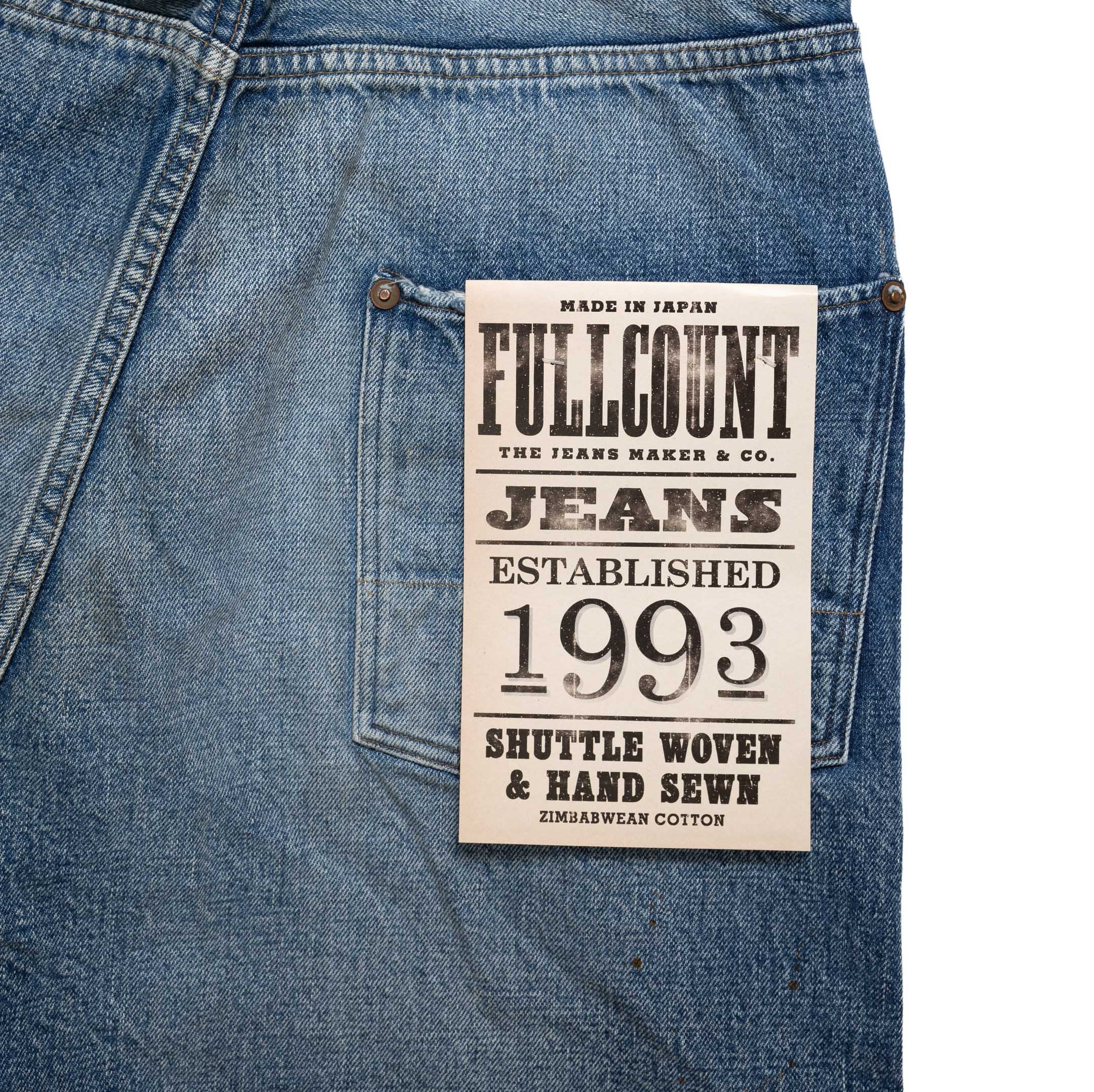 Full Count Son of the Soil Denim Jean-Jeans-Clutch Cafe-selvage denim-selfedge denim