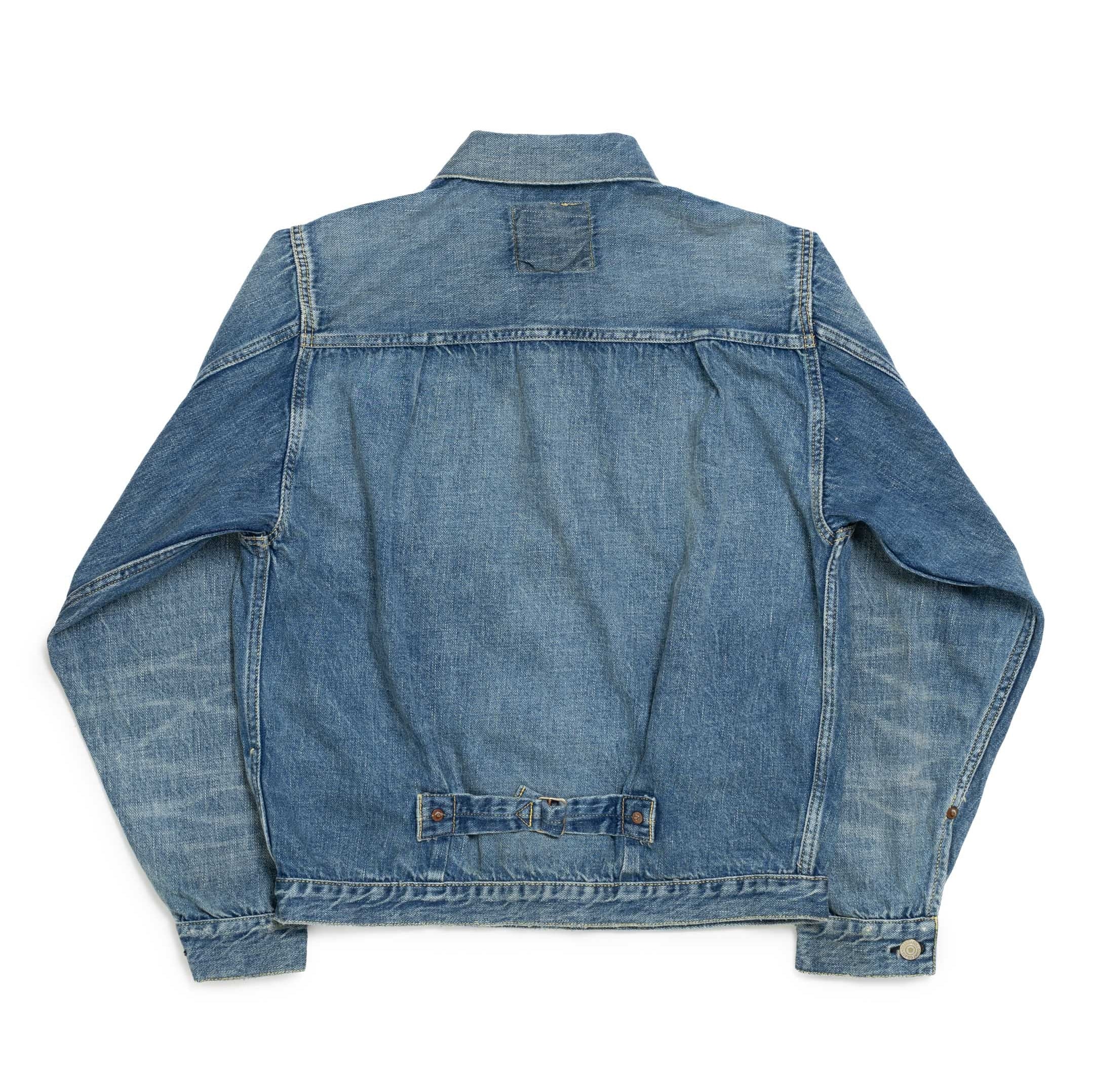 Full Count Type 1 Denim Jacket Dartford 'Super Smooth'-denim jacket-Clutch Cafe