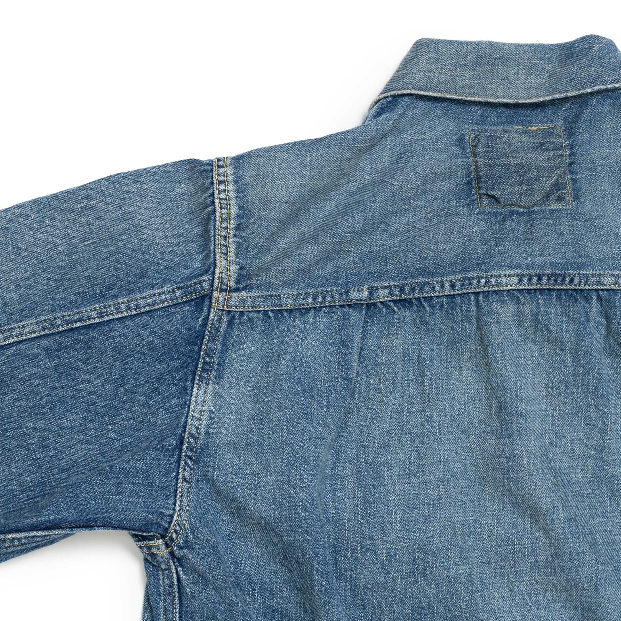 Full Count Type 1 Denim Jacket Dartford 'Super Smooth'-denim jacket-Clutch Cafe