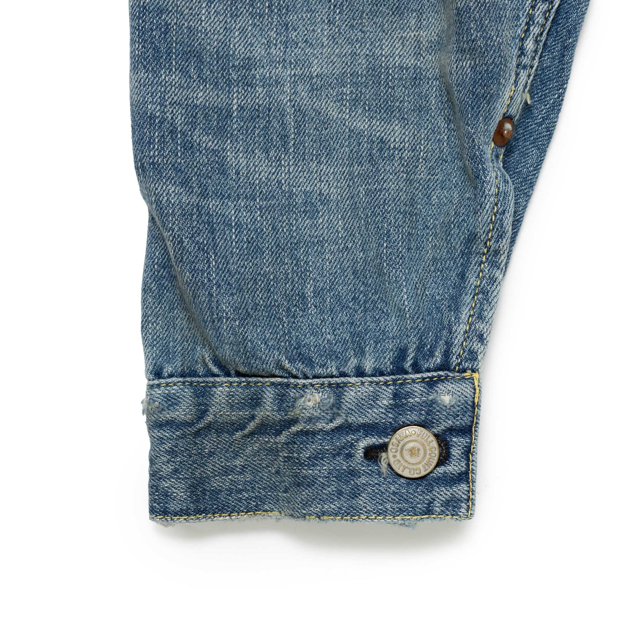 Full Count Type 1 Denim Jacket Dartford 'Super Smooth'-denim jacket-Clutch Cafe