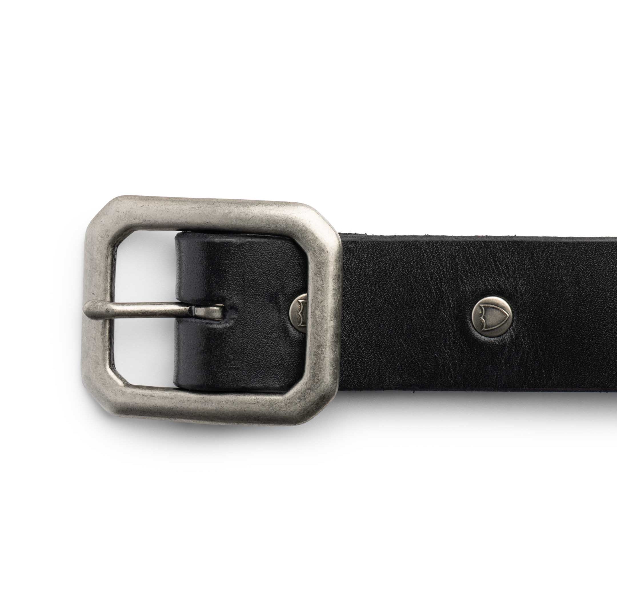 Full Count x Zip Stevenson Umbrella Stud Belt HTC Black-Belt-Clutch Cafe