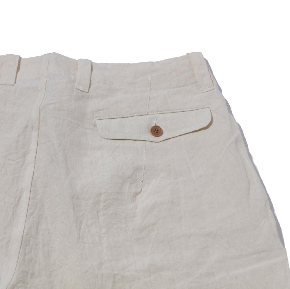 Haversack 60 Linen Poplin Wide Pants Beige-Trousers-Clutch Cafe