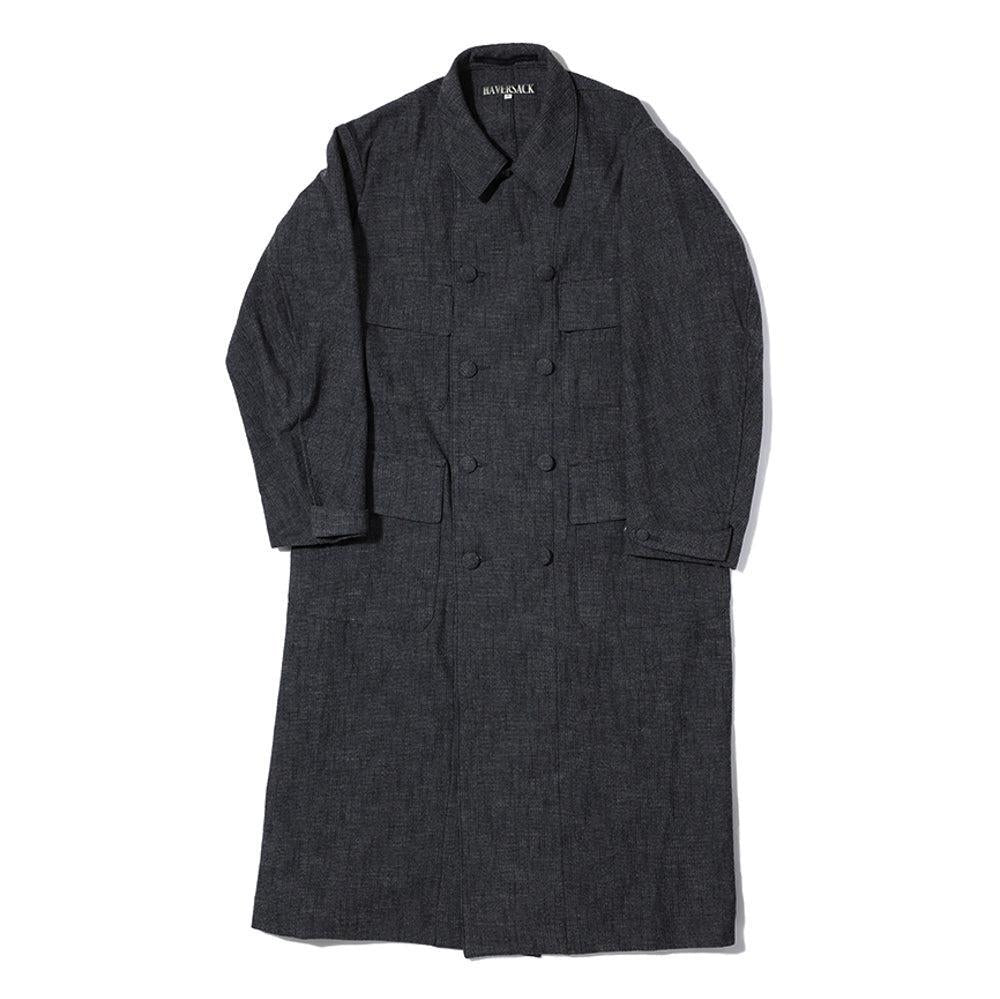 Haversack Atelier Coat Charcoal-Jacket-Clutch Cafe