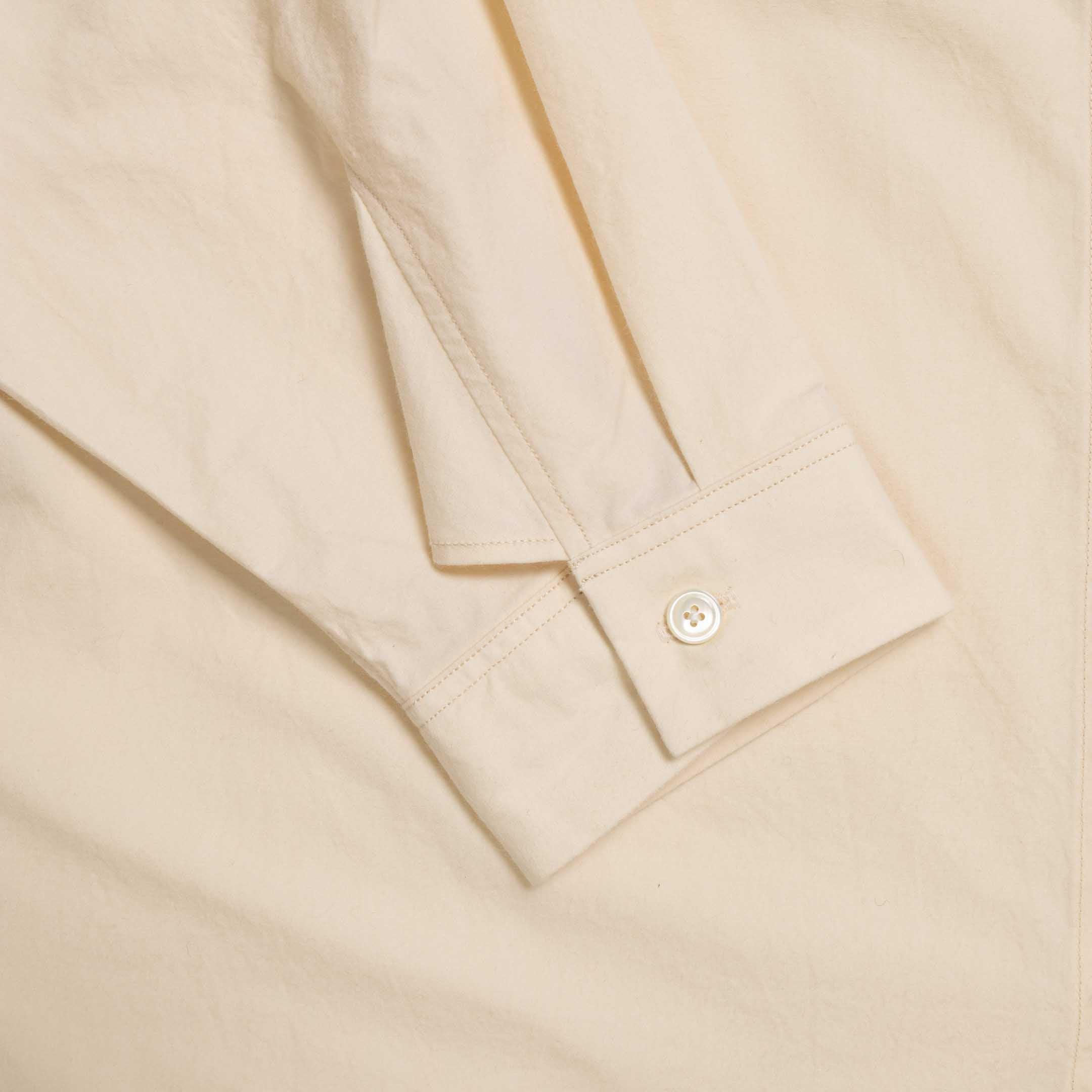 Haversack China Button Shirt Natural-Shirt-Clutch Cafe