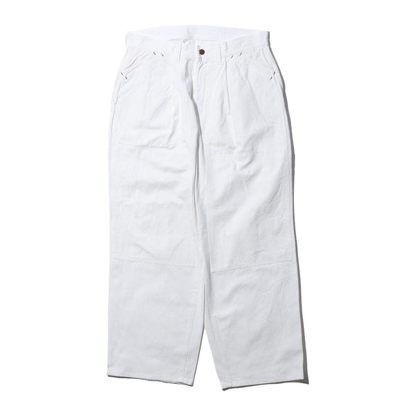 Haversack Double Knee Trousers White-Trousers-Clutch Cafe