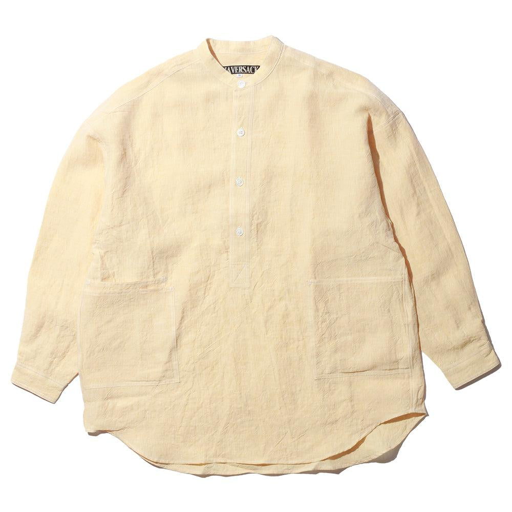 Haversack Linen Dungaree Pullover Shirt Mustard-Shirt-Clutch Cafe