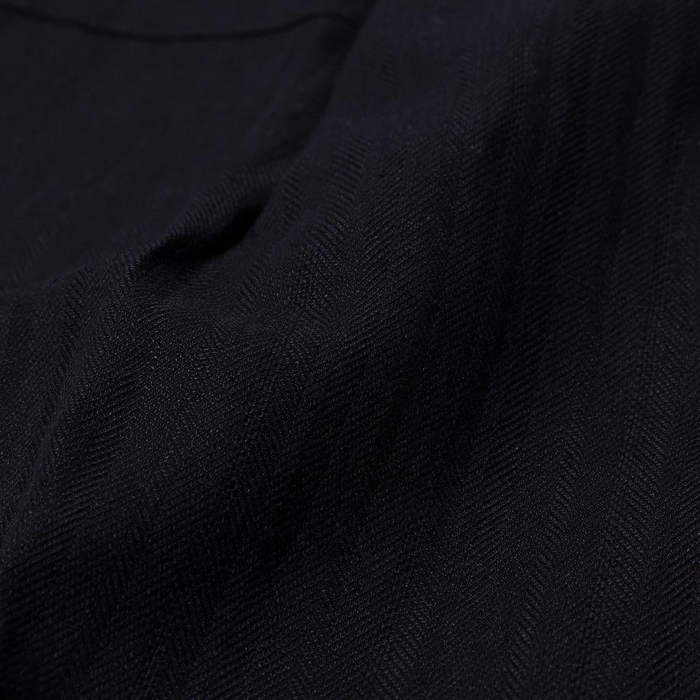 Haversack Linen/Cotton HBT Utility Trousers Black-Trousers-Clutch Cafe