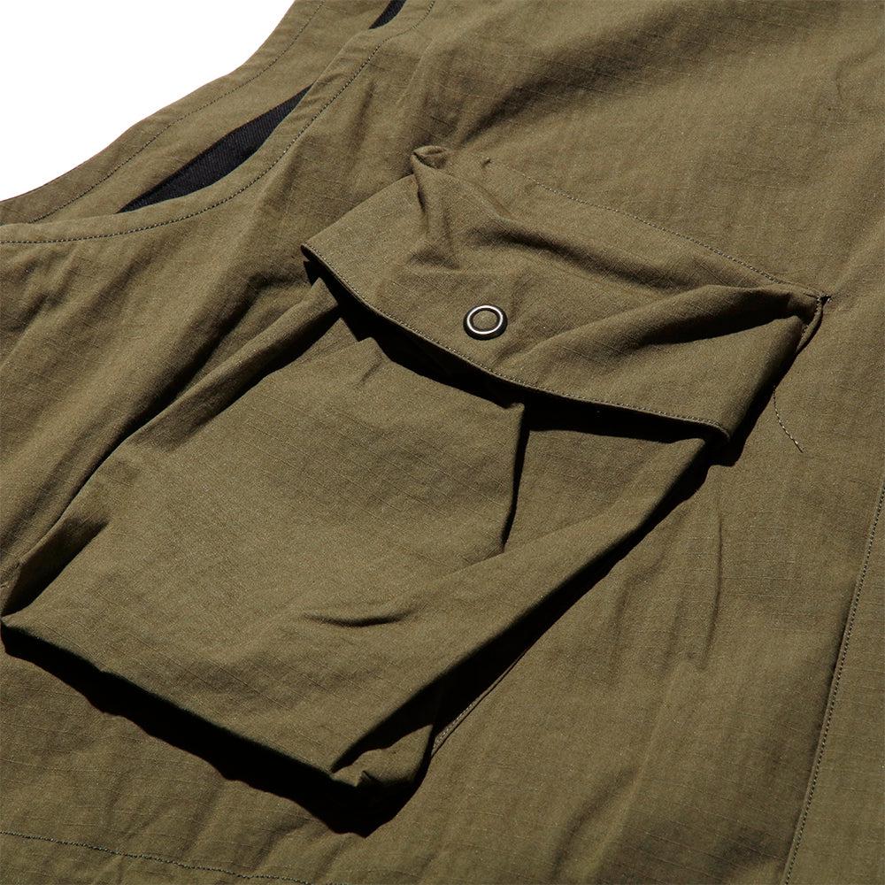 Haversack Military Vest Khaki-Vest-Clutch Cafe