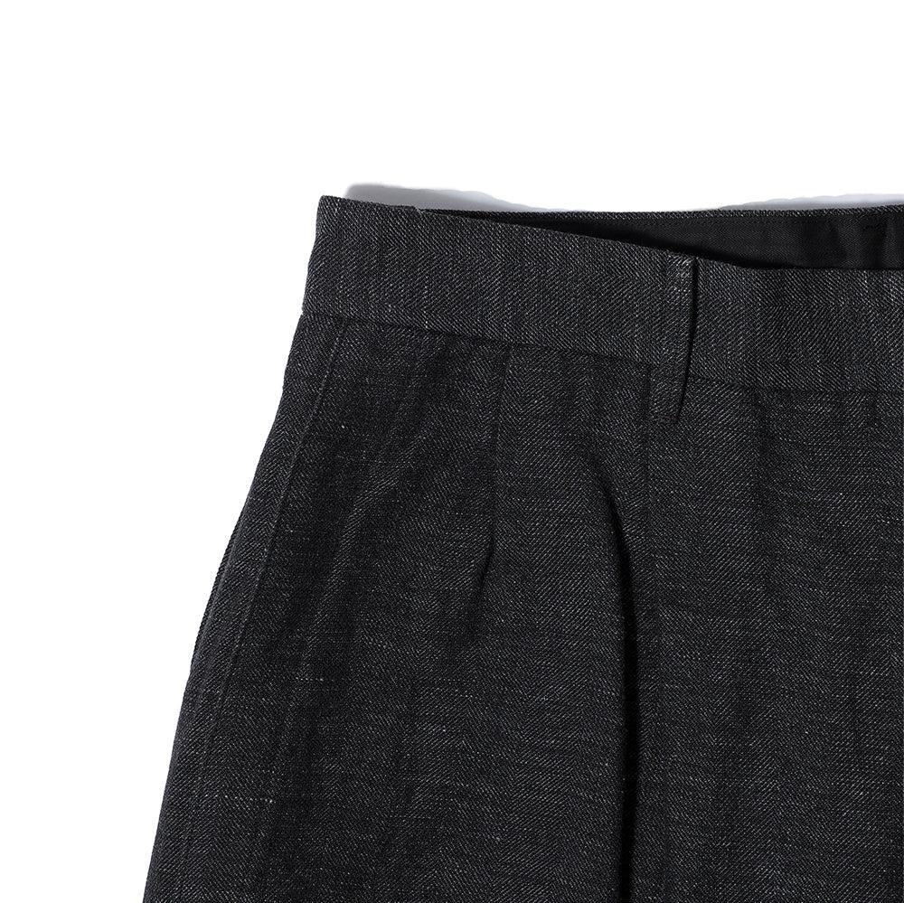 Haversack Pleated Trousers Navy-Trousers-Clutch Cafe