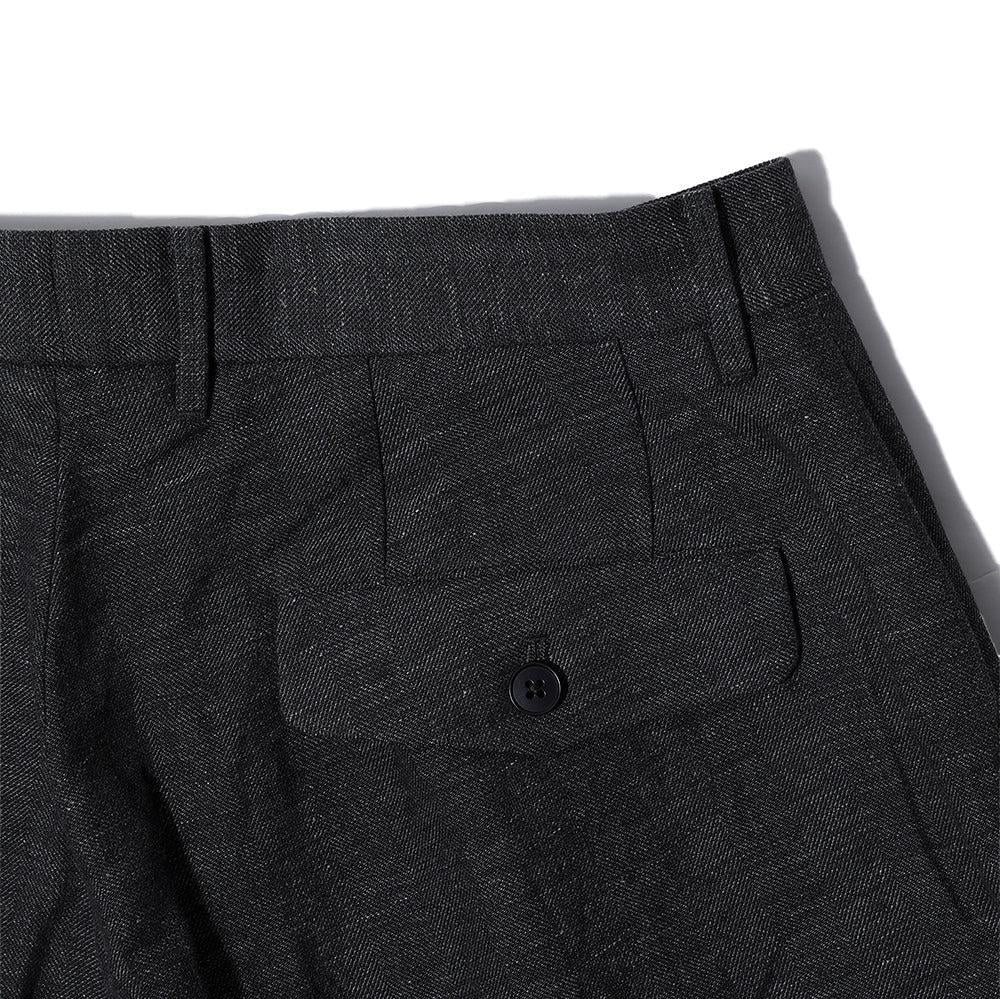 Haversack Pleated Trousers Navy-Trousers-Clutch Cafe