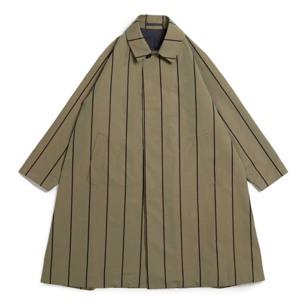 Haversack Raglan Sleeve Stripe Coat Khaki-Coats & Jackets-Clutch Cafe